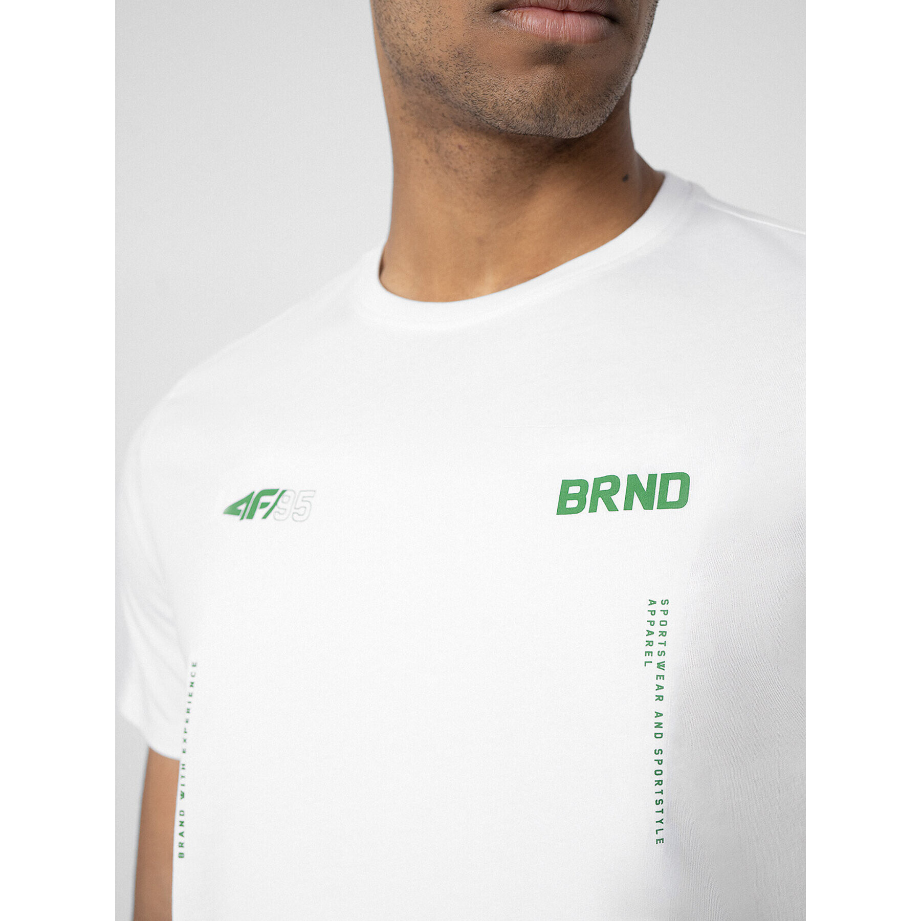 4F Тишърт SS23TTSHM311 Бял Regular Fit - Pepit.bg