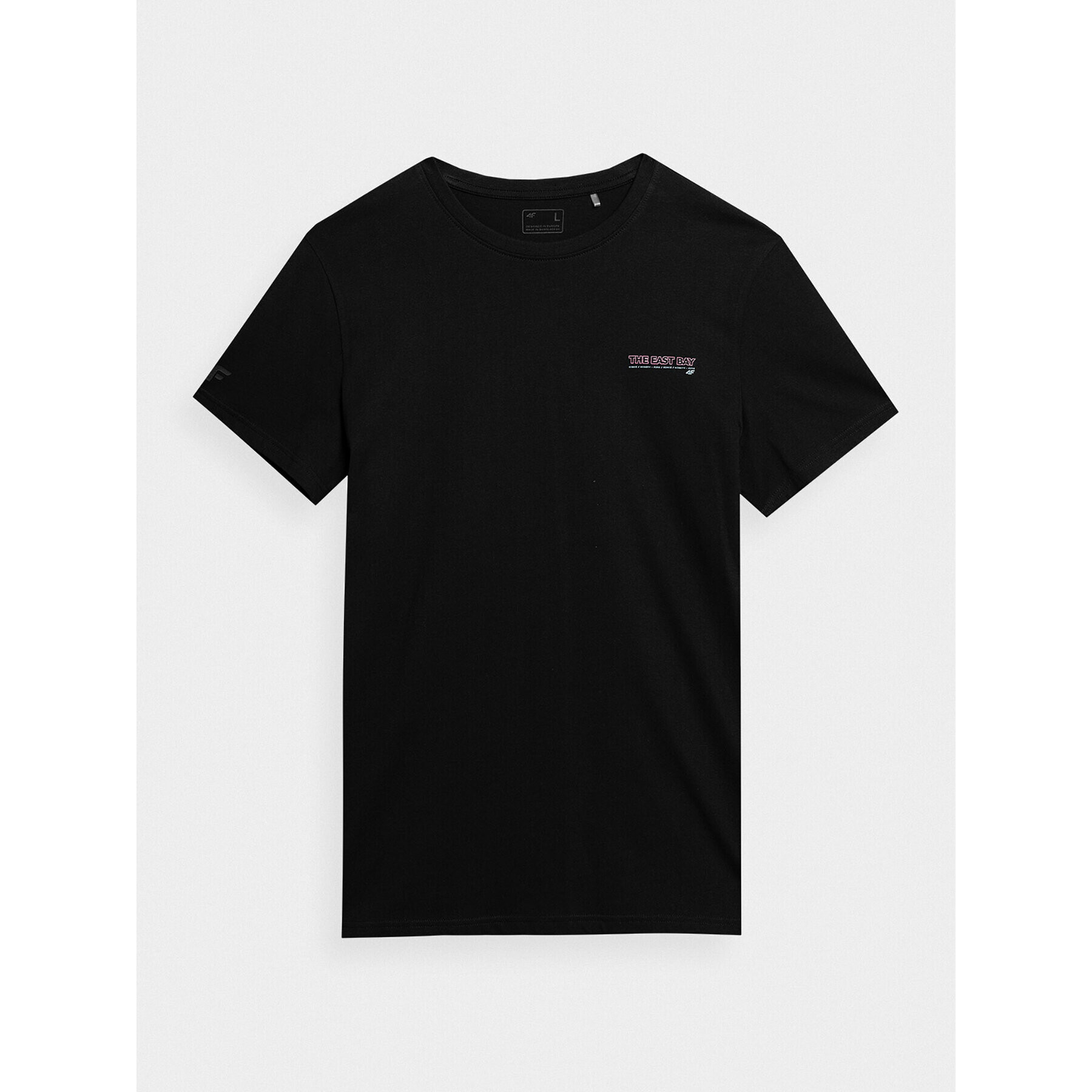 4F Тишърт SS23TTSHM359 Черен Regular Fit - Pepit.bg