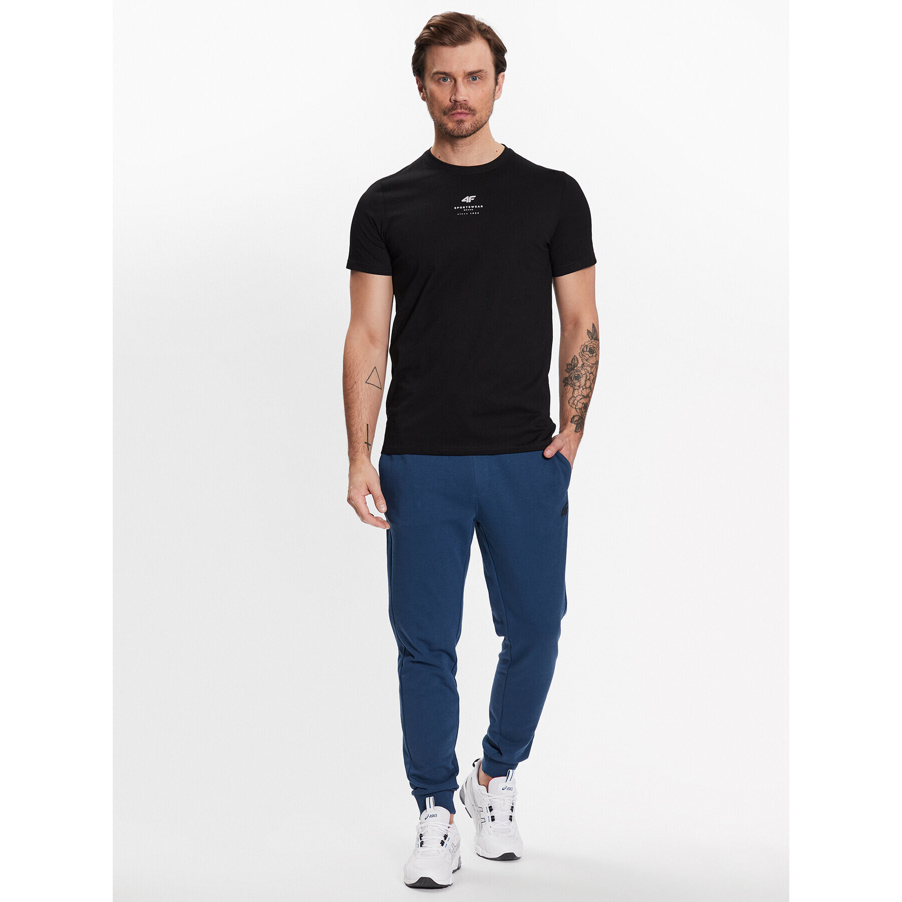 4F Тишърт SS23TTSHM363 Черен Regular Fit - Pepit.bg
