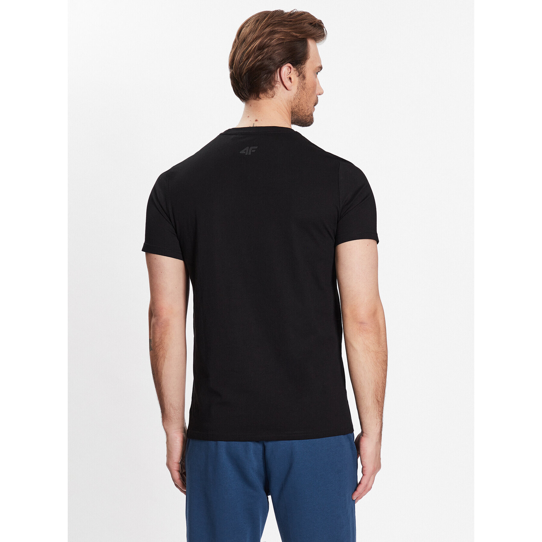4F Тишърт SS23TTSHM363 Черен Regular Fit - Pepit.bg