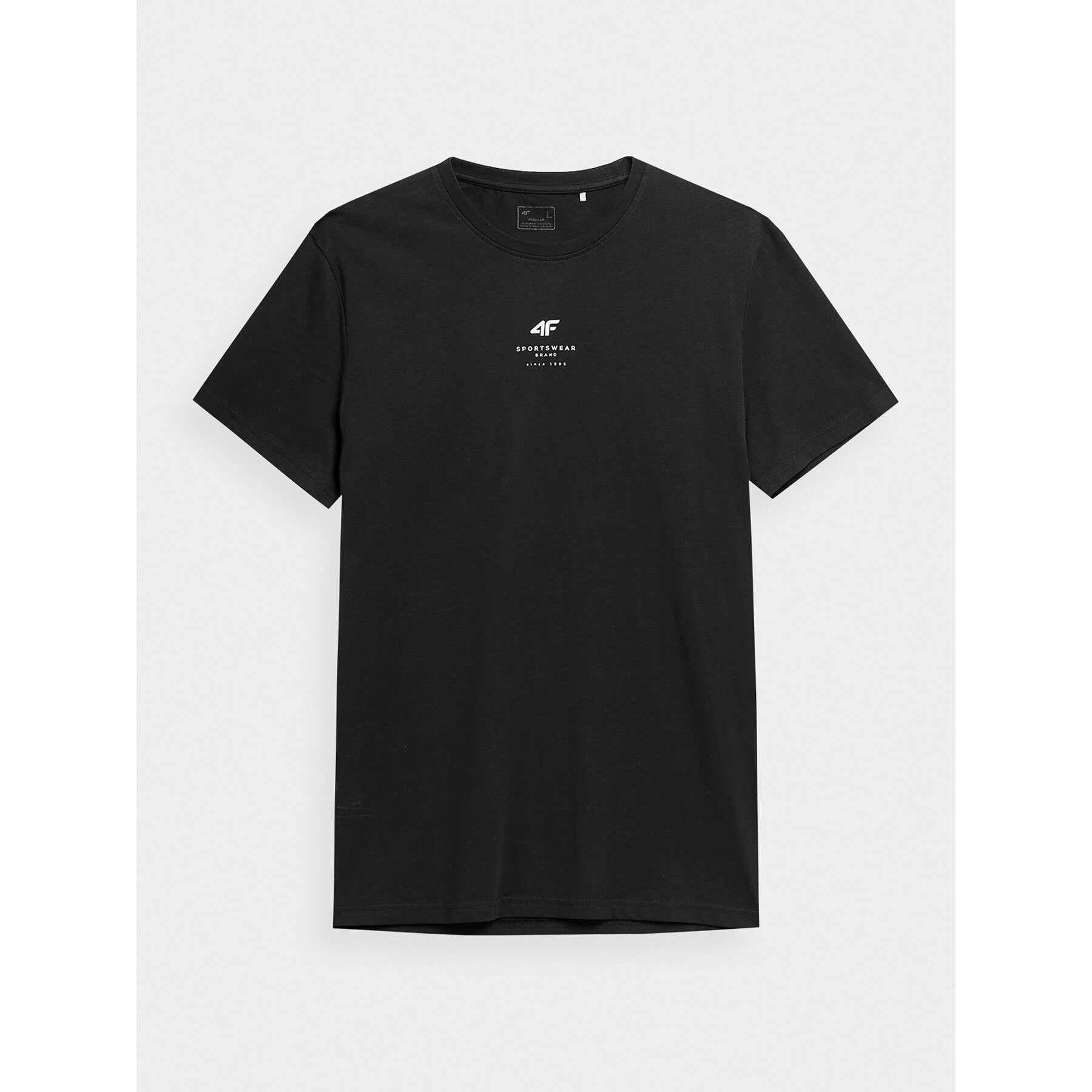 4F Тишърт SS23TTSHM363 Черен Regular Fit - Pepit.bg
