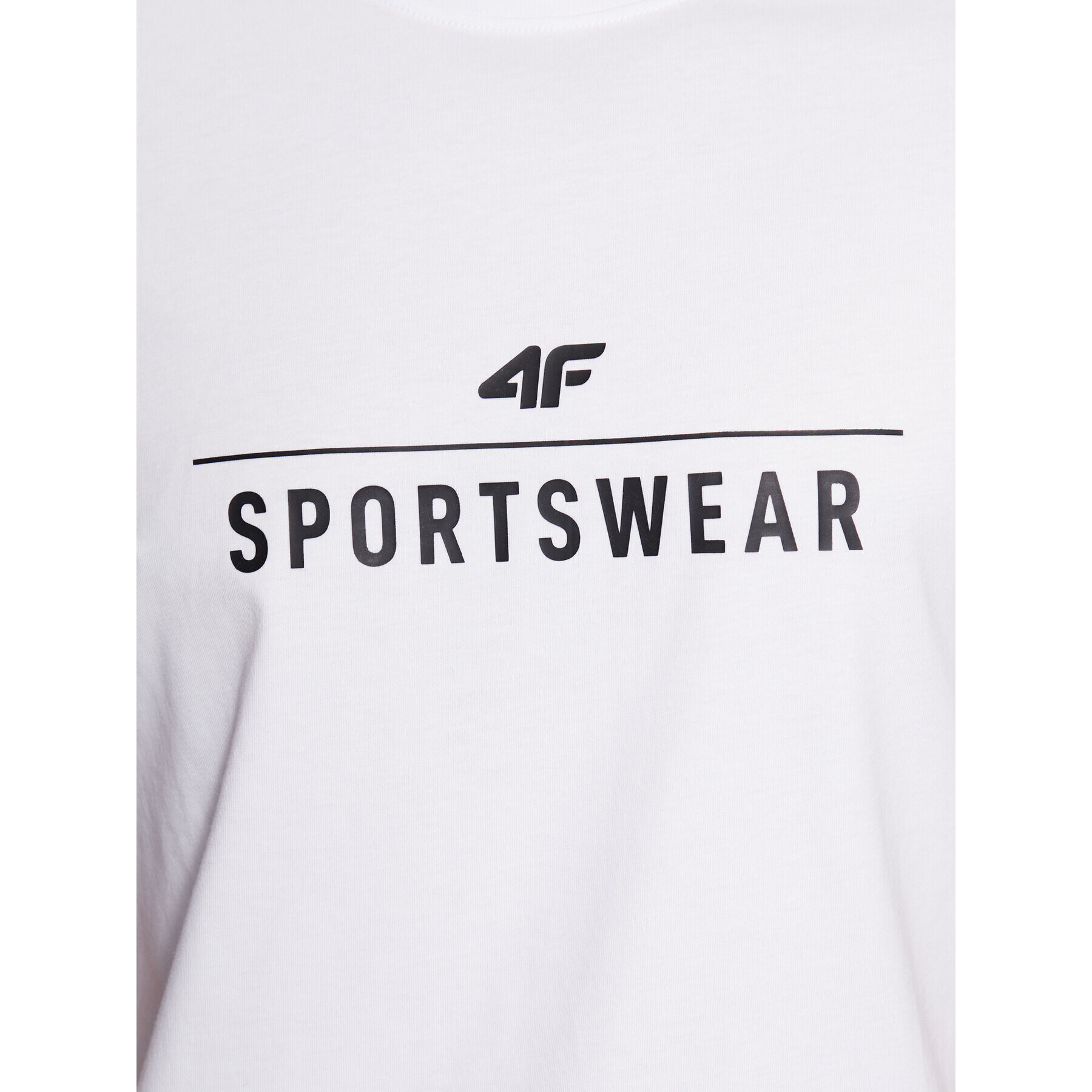 4F Тишърт SS23TTSHM539 Бял Regular Fit - Pepit.bg