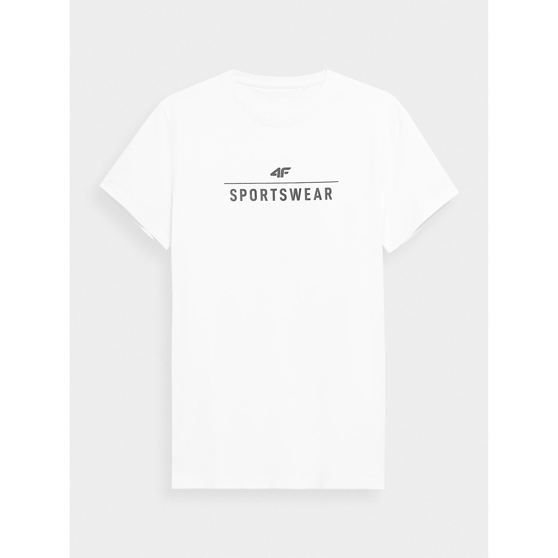 4F Тишърт SS23TTSHM539 Бял Regular Fit - Pepit.bg