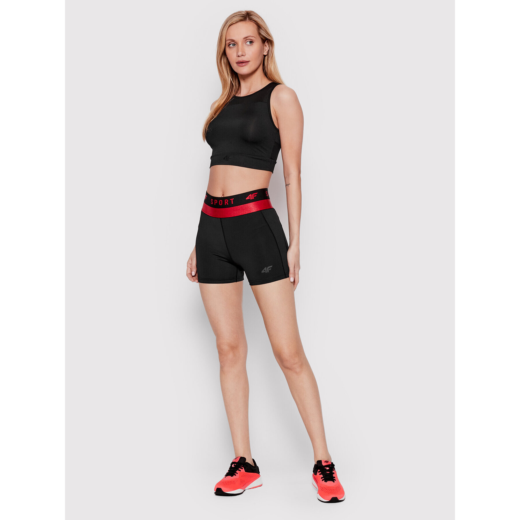 4F топ H4L22-TSDF015 Черен Slim Fit - Pepit.bg