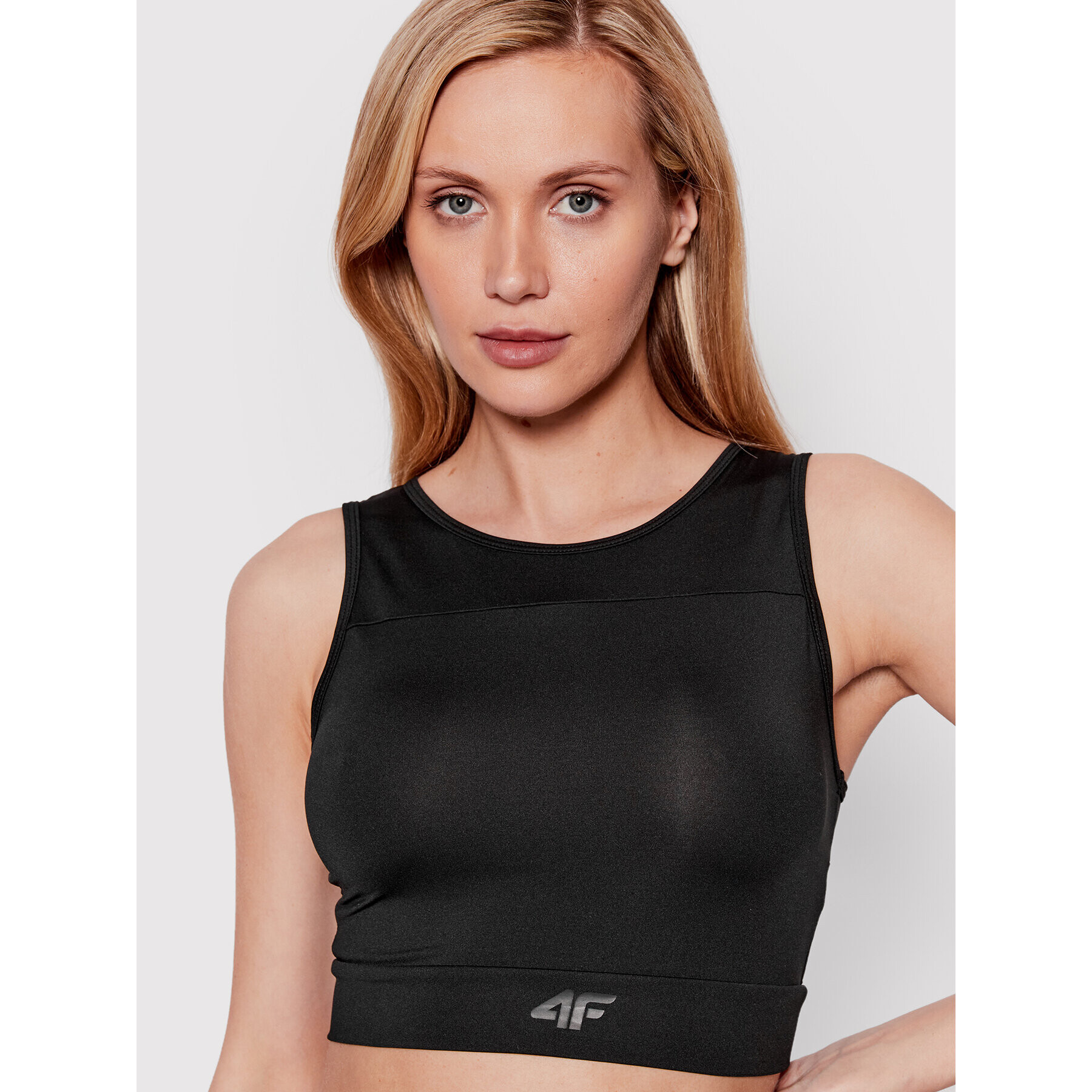 4F топ H4L22-TSDF015 Черен Slim Fit - Pepit.bg