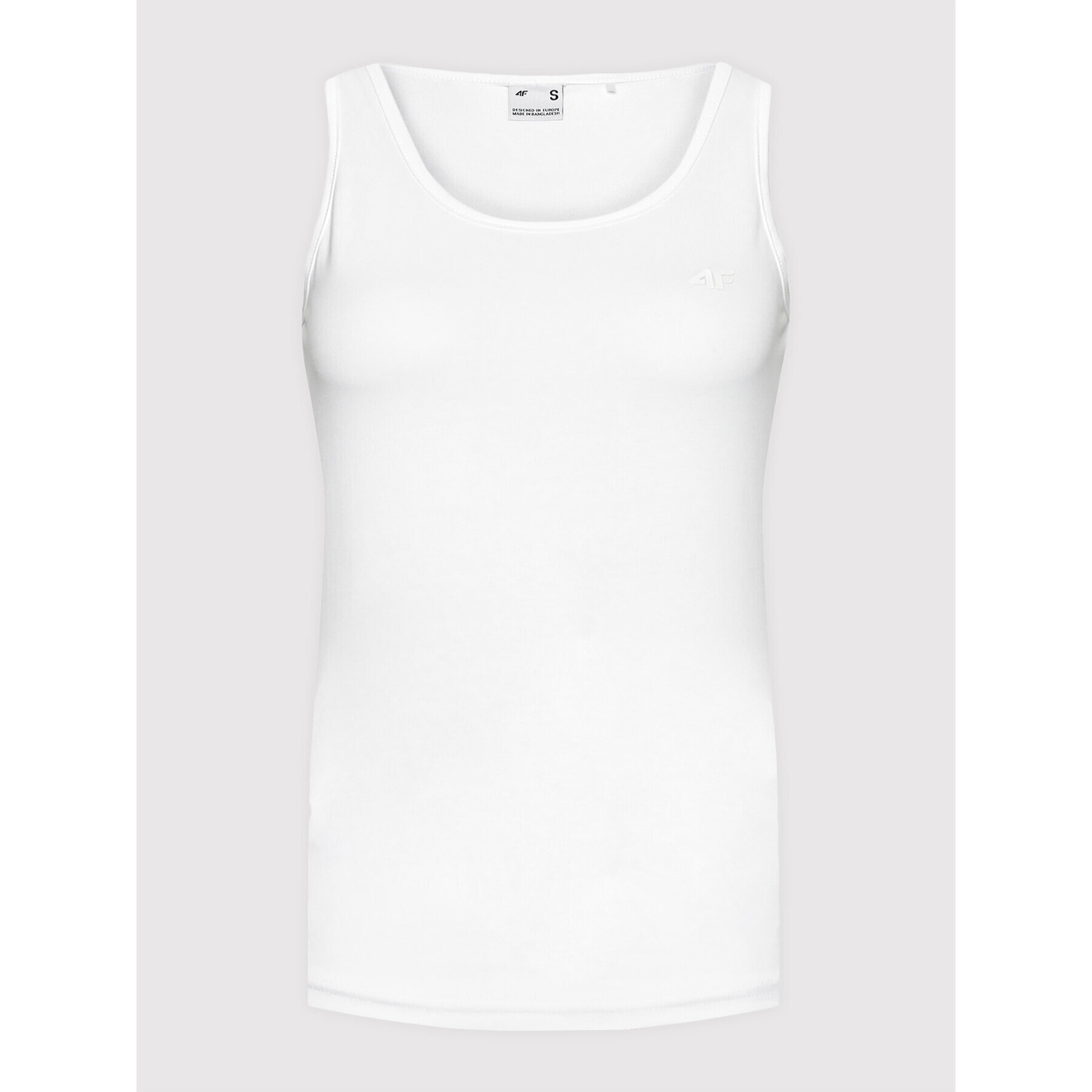 4F топ NOSH4-TSD003 Бял Slim Fit - Pepit.bg