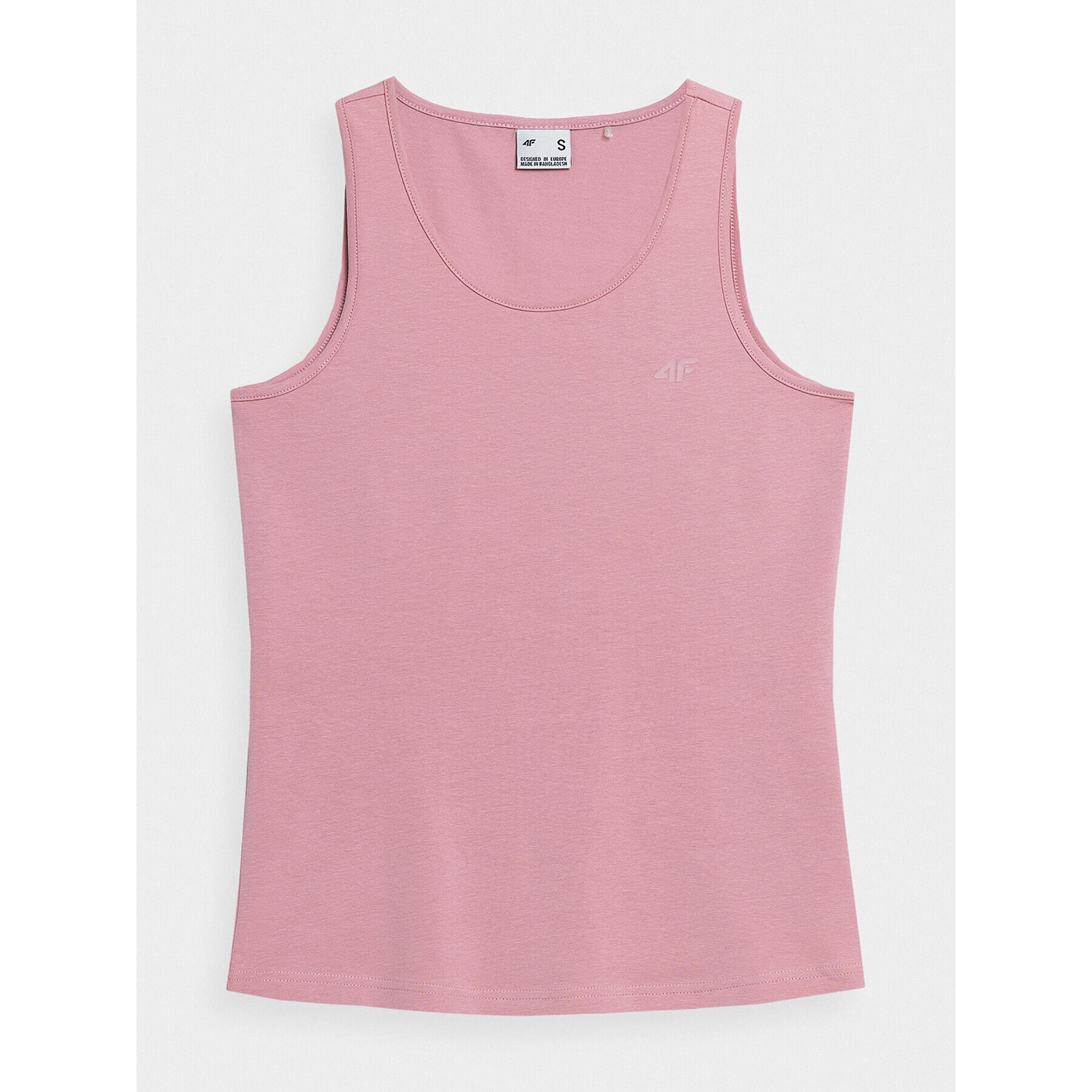 4F топ SS23TTSHF581 Розов Regular Fit - Pepit.bg
