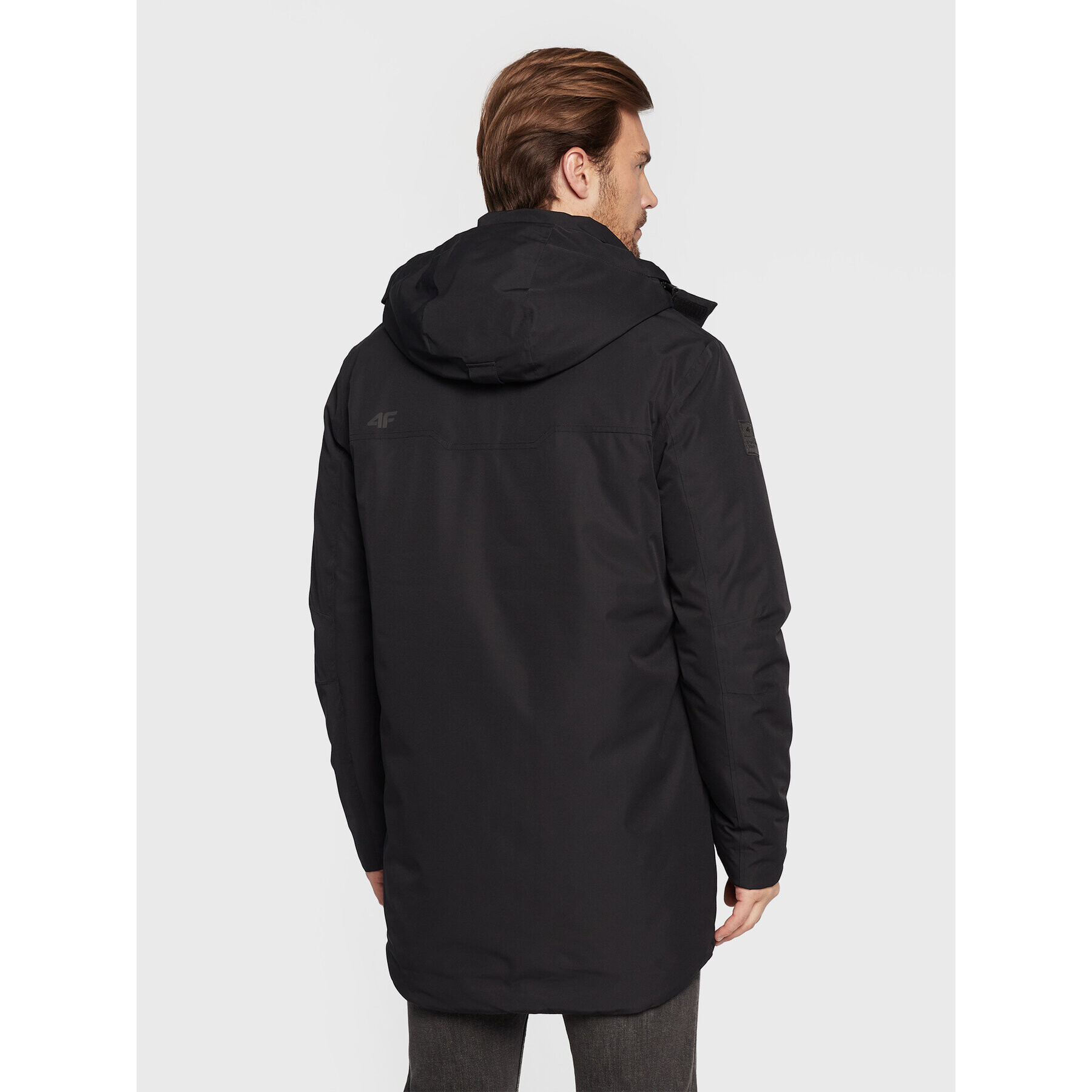 4F Зимно яке H4Z22-KUM001 Черен Regular Fit - Pepit.bg