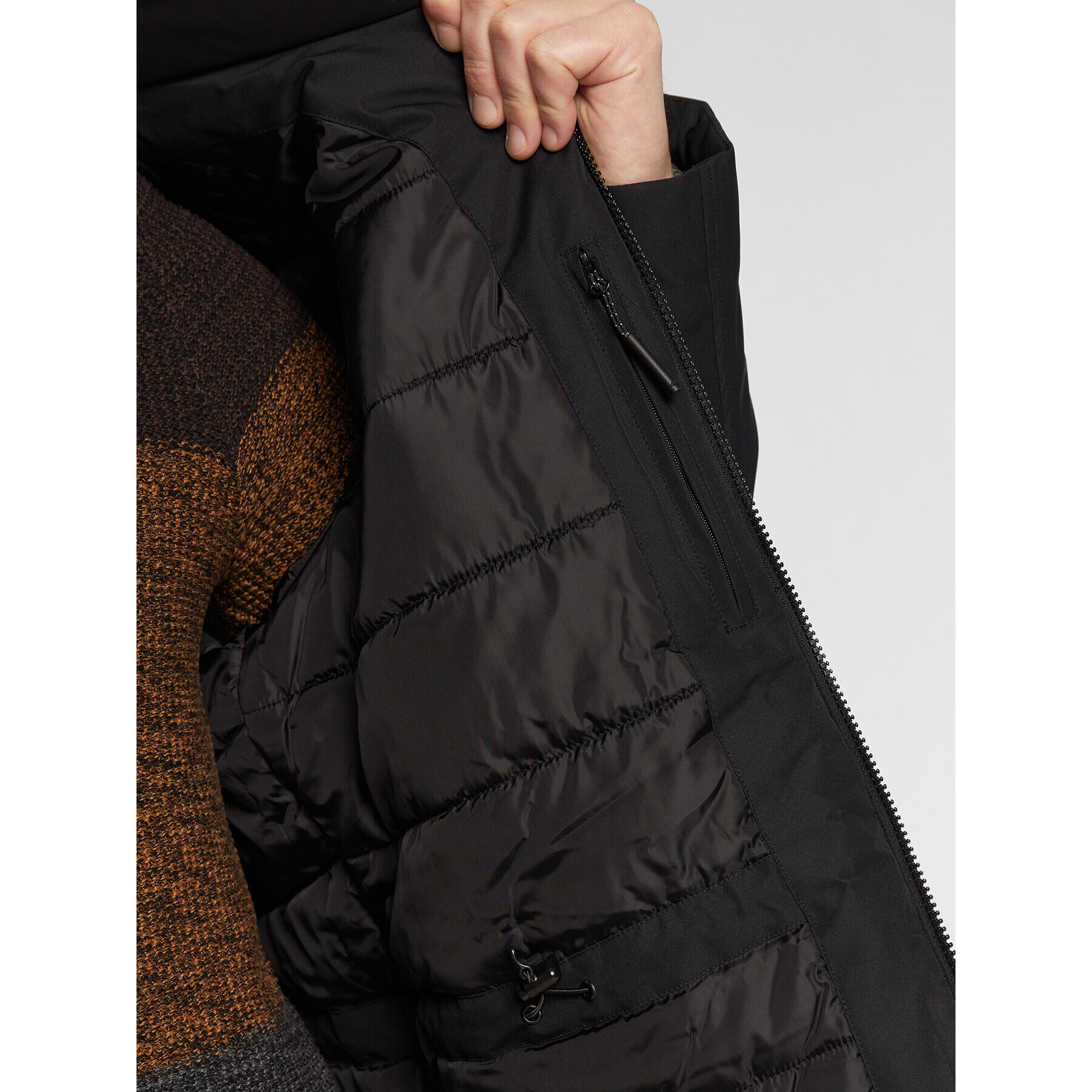 4F Зимно яке H4Z22-KUM001 Черен Regular Fit - Pepit.bg