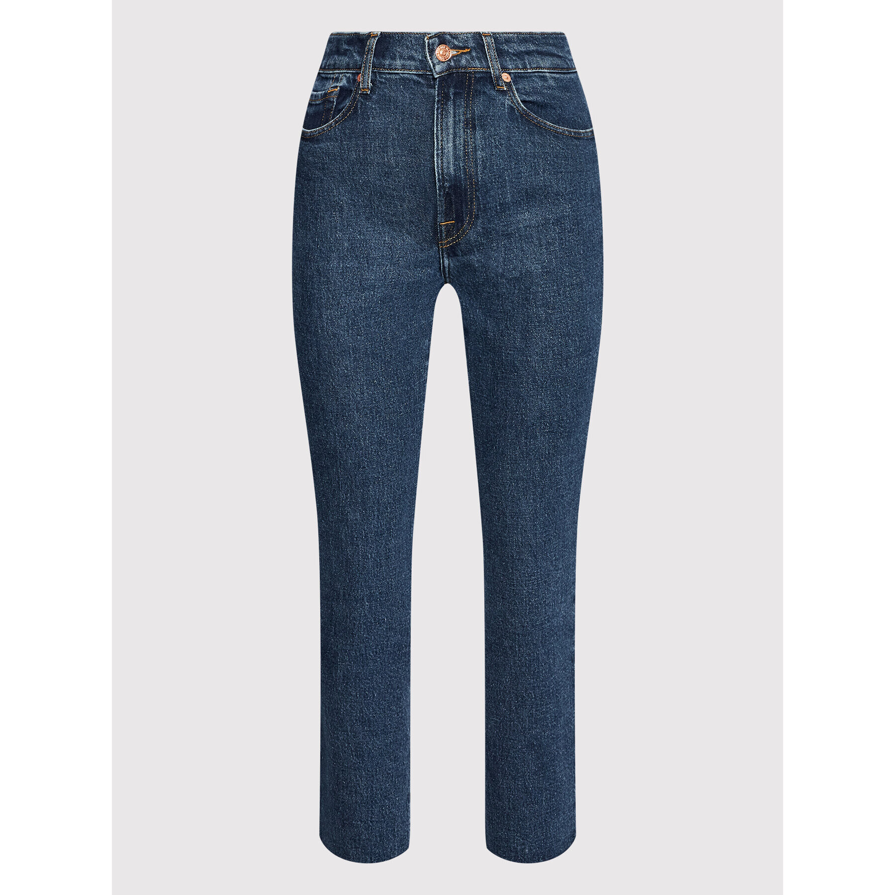 7 For All Mankind Дънки Logan Stovepipe JSSLC100UC Тъмносин Relaxed Fit - Pepit.bg