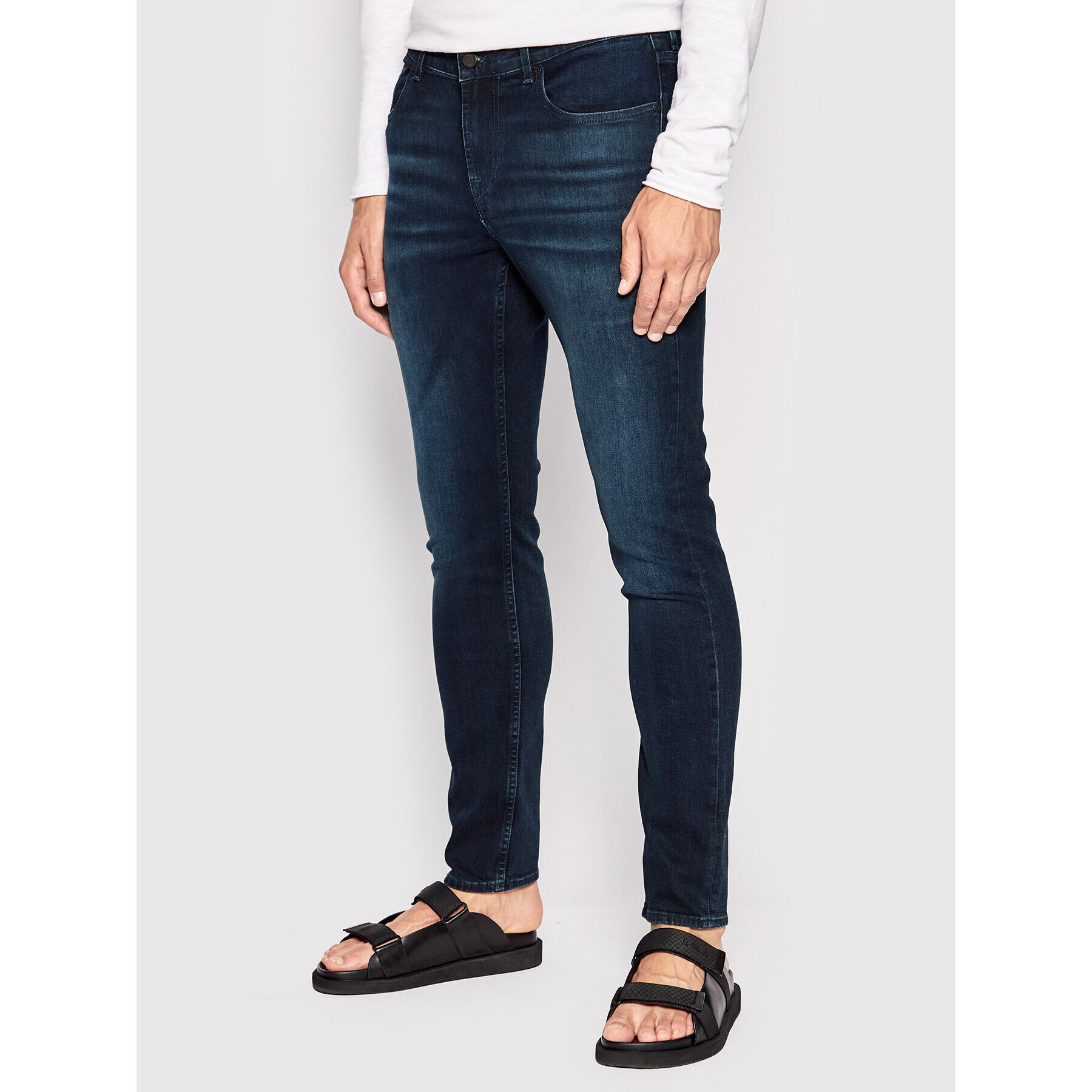 7 For All Mankind Дънки Luxe Performance Eco JSMXR460LL Тъмносин Slim Fit - Pepit.bg