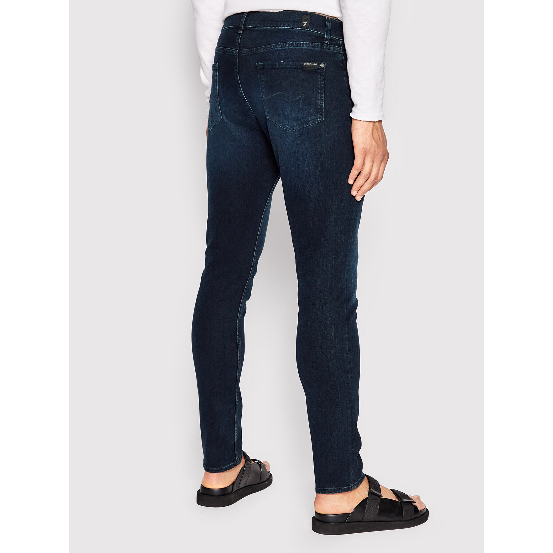 7 For All Mankind Дънки Luxe Performance Eco JSMXR460LL Тъмносин Slim Fit - Pepit.bg