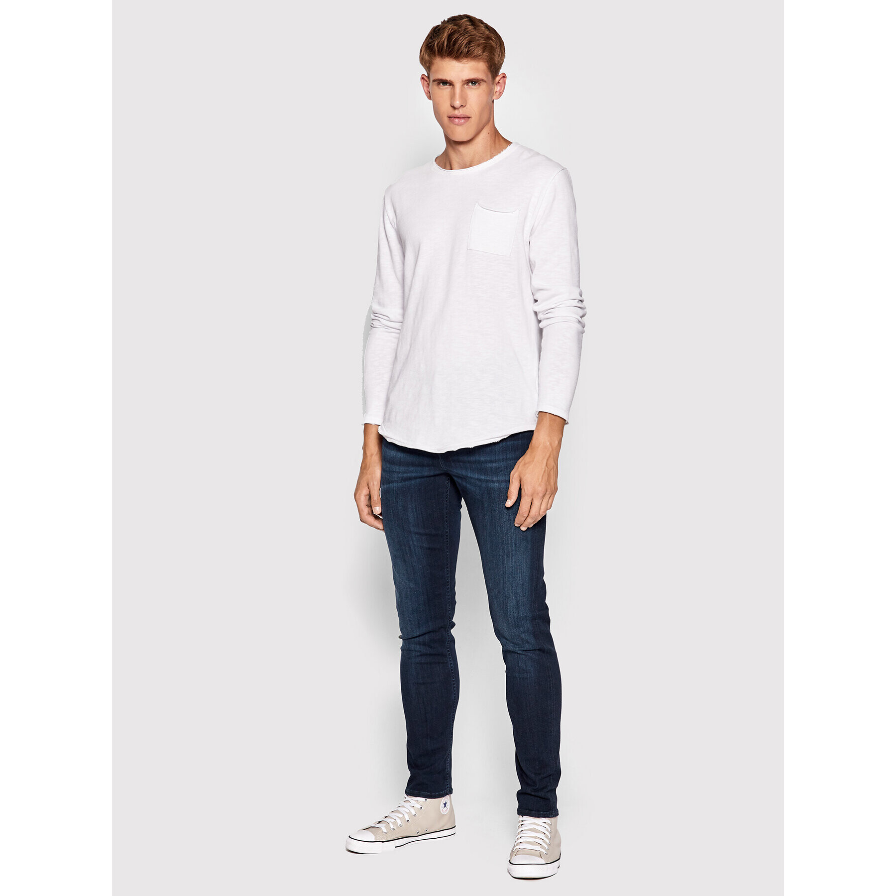 7 For All Mankind Дънки Luxe Performance Plus JSMXA230IP Тъмносин Slim Fit - Pepit.bg