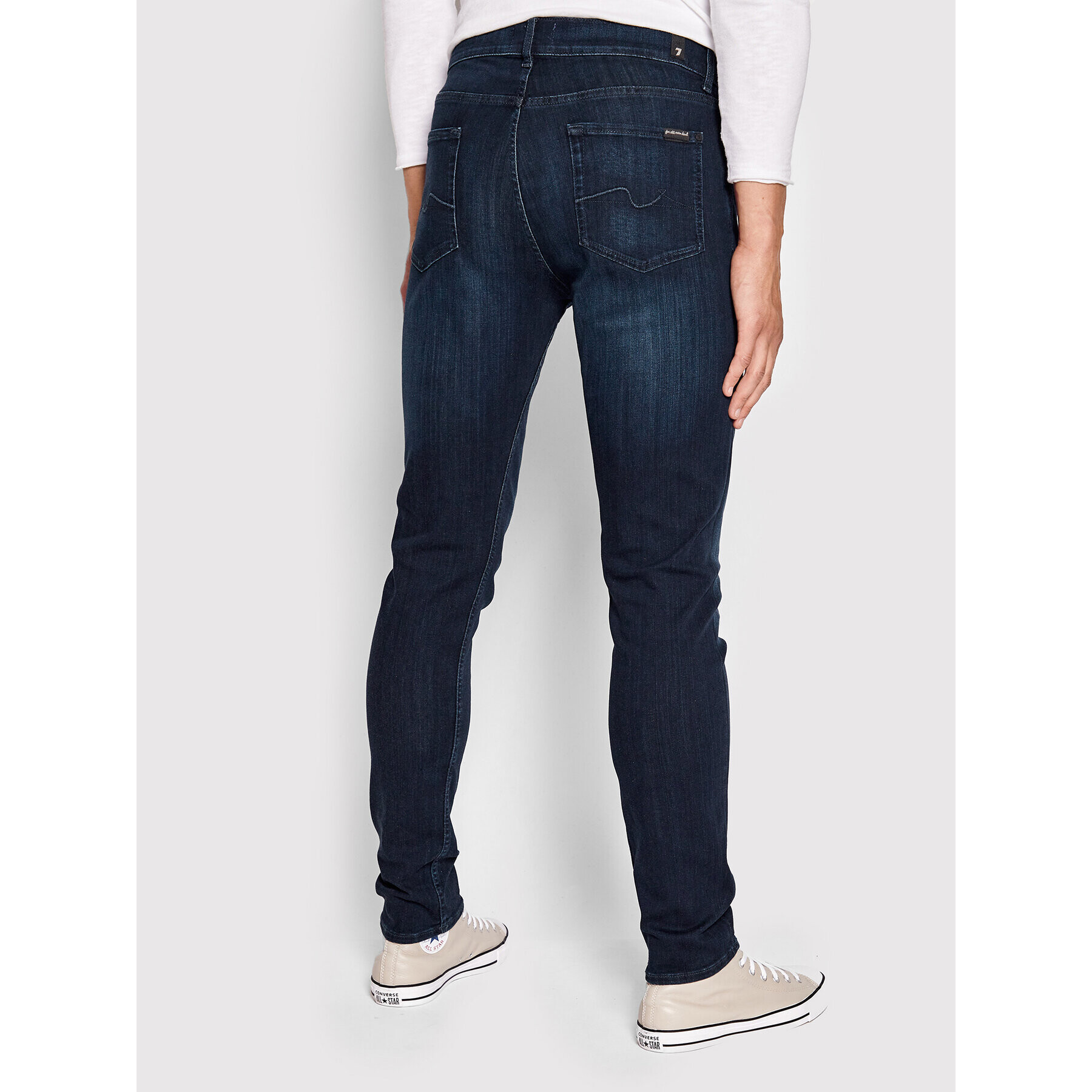 7 For All Mankind Дънки Luxe Performance Plus JSMXA230IP Тъмносин Slim Fit - Pepit.bg