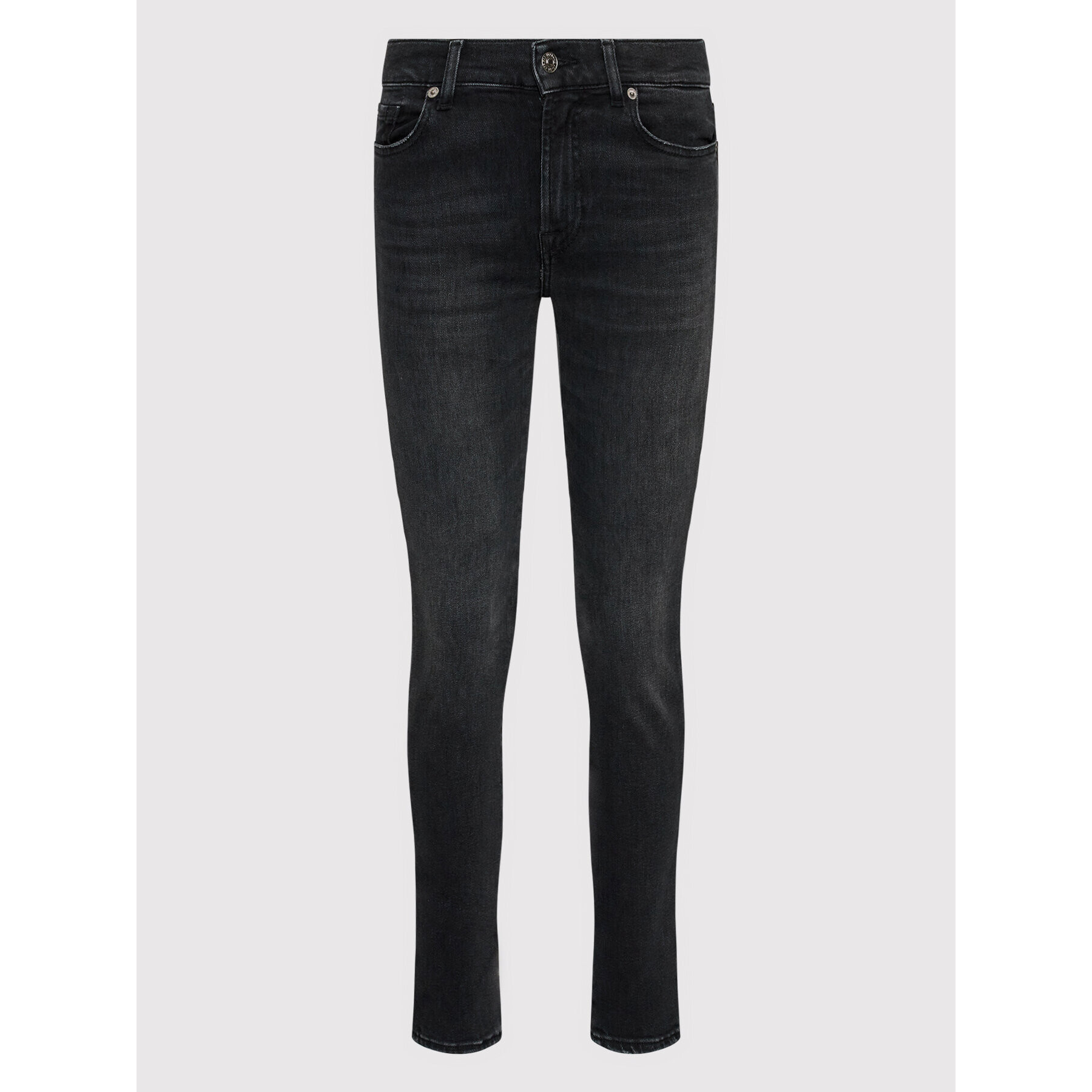 7 For All Mankind Дънки Roxanne JSWXC320LB Черен Slim Fit - Pepit.bg