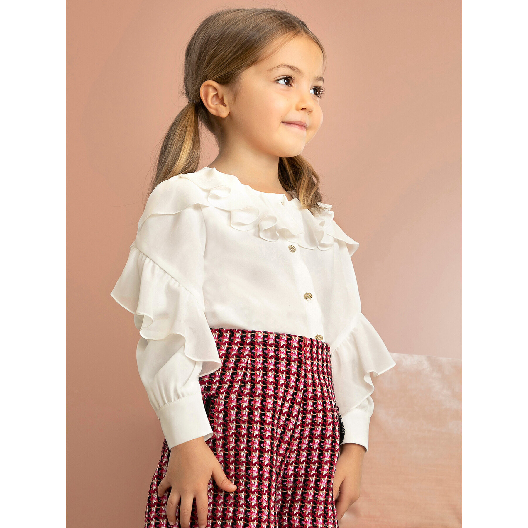 Abel & Lula Блуза 5662 Екрю Regular Fit - Pepit.bg