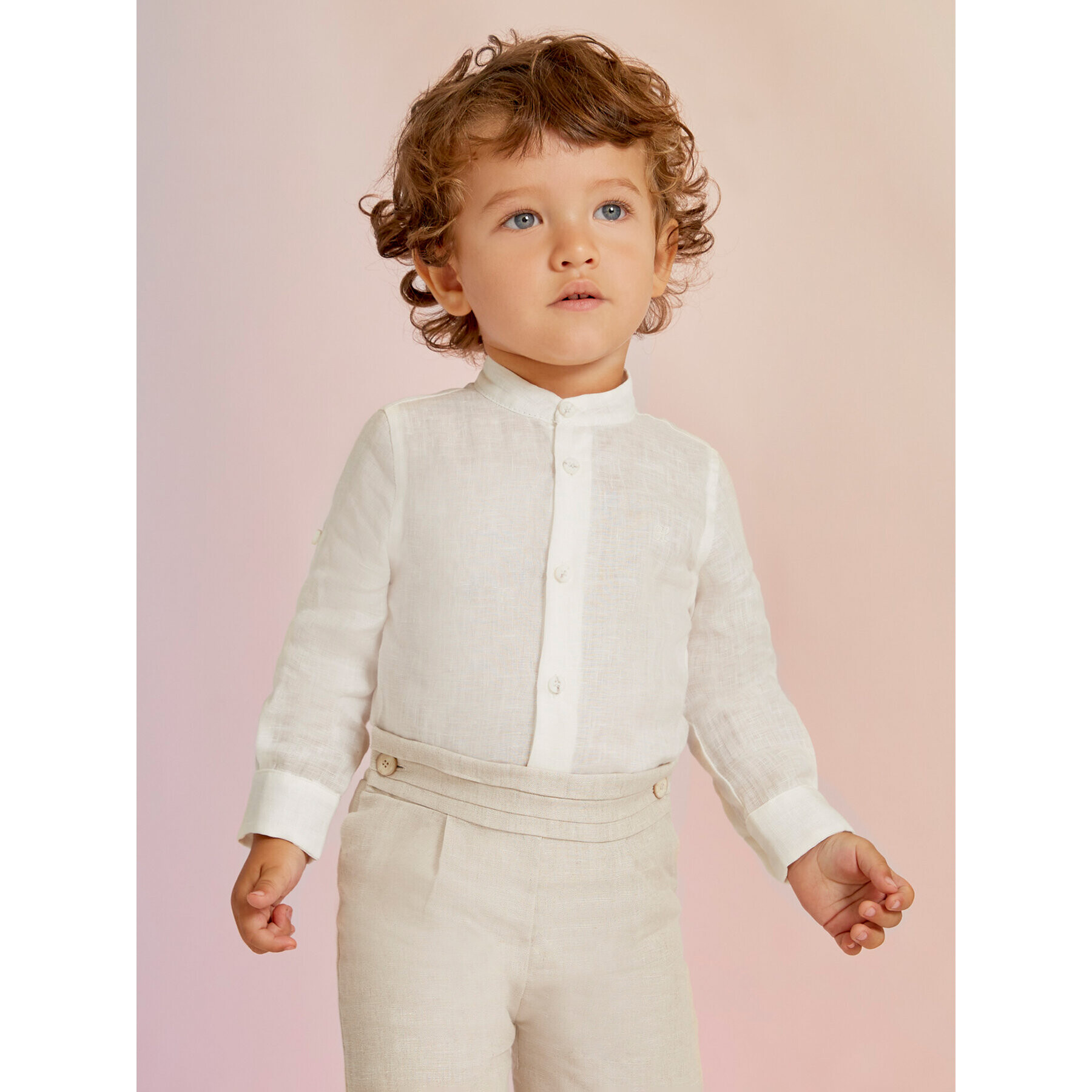 Abel & Lula Риза 5123 Бял Regular Fit - Pepit.bg