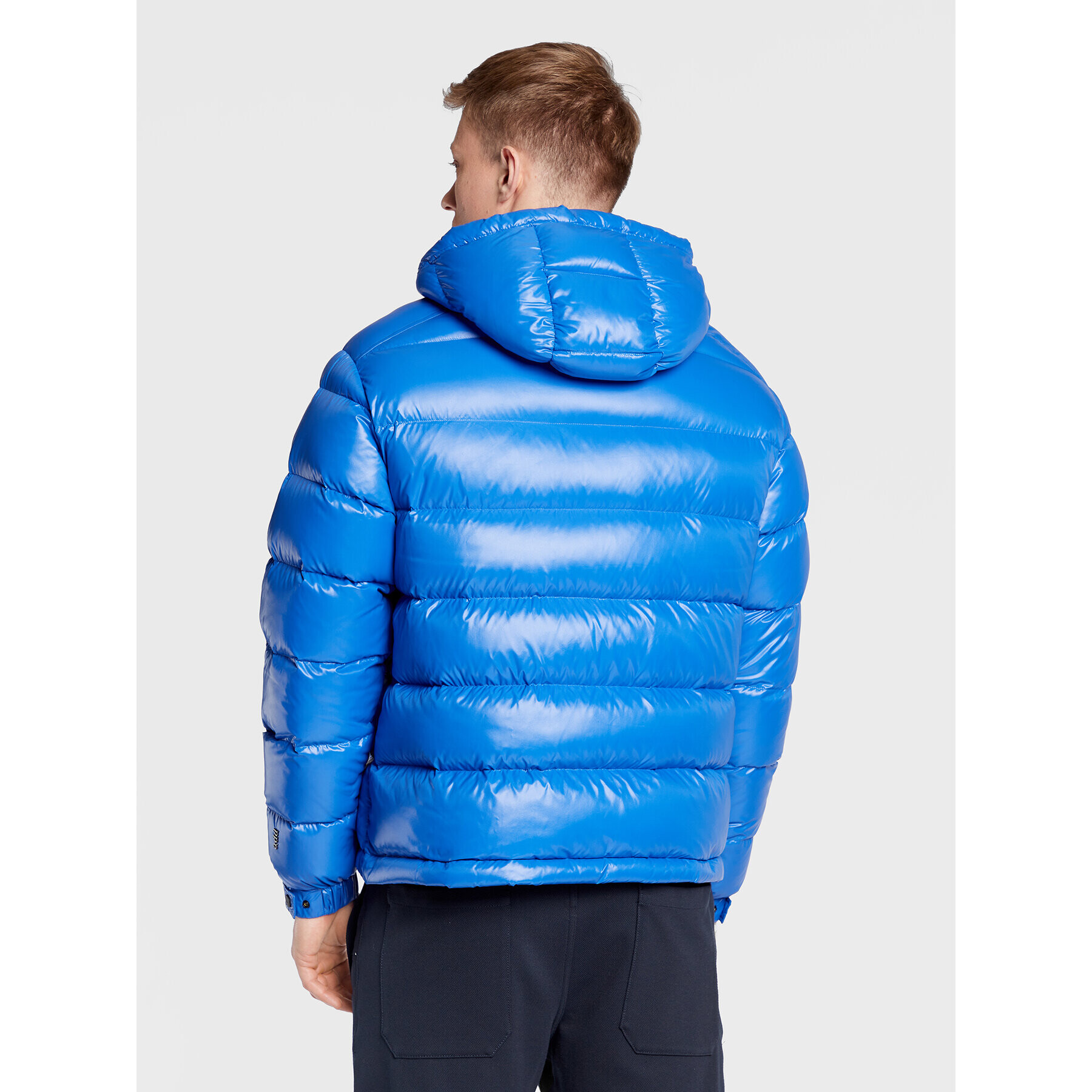 Add Пухено яке 6AM710S Син Regular Fit - Pepit.bg