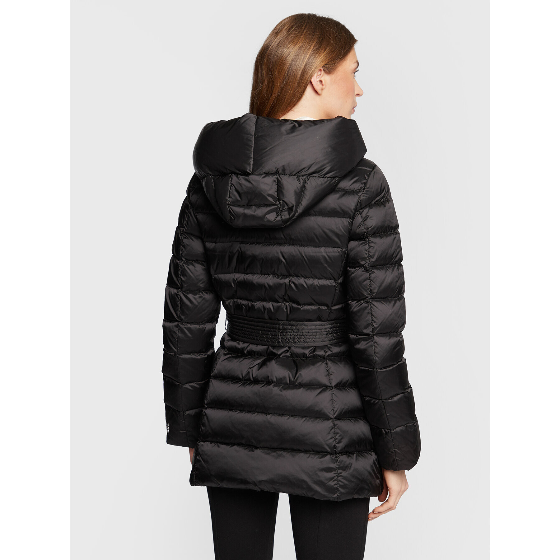 Add Пухено яке 6AW223 Черен Regular Fit - Pepit.bg