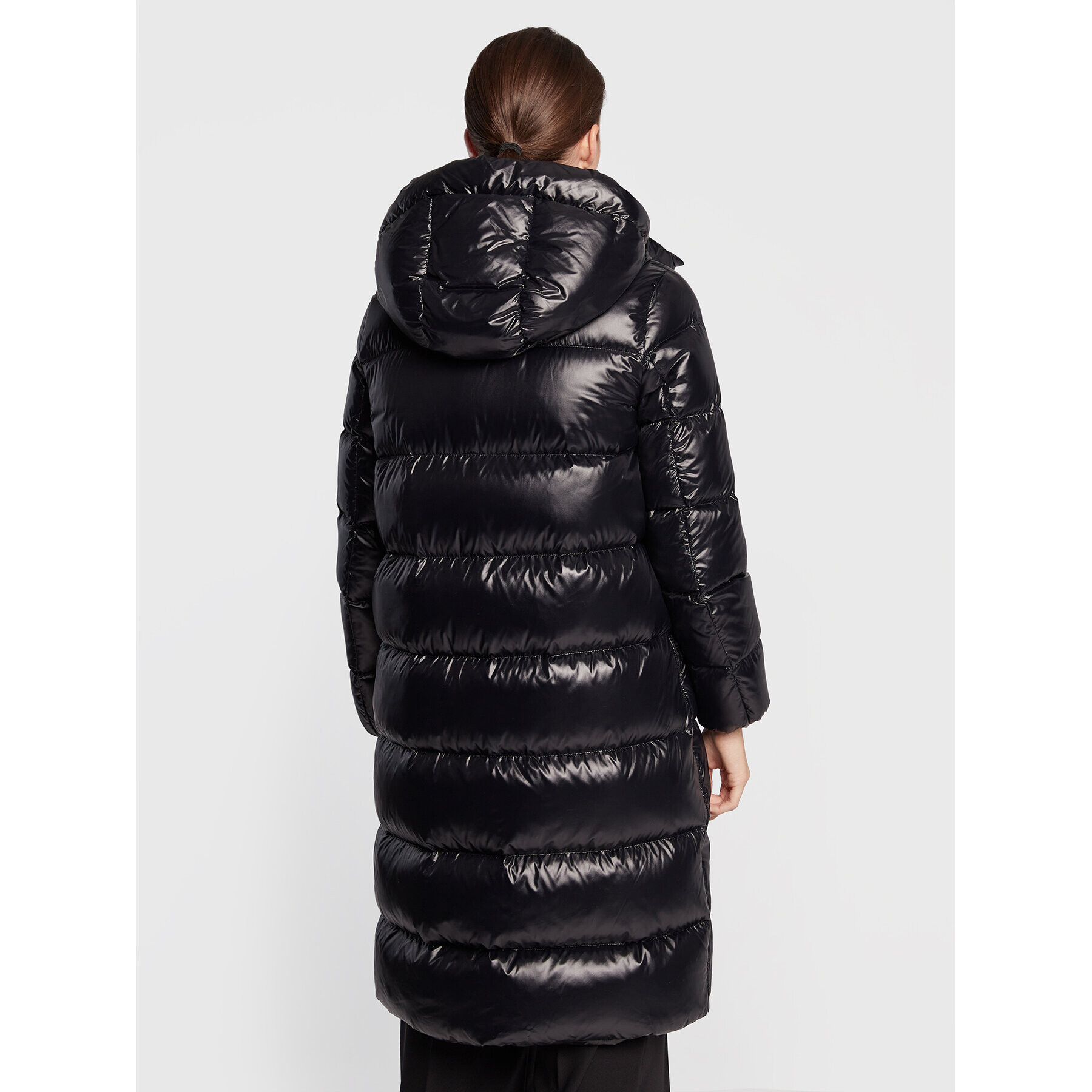 Add Пухено яке 6AW775 Черен Regular Fit - Pepit.bg