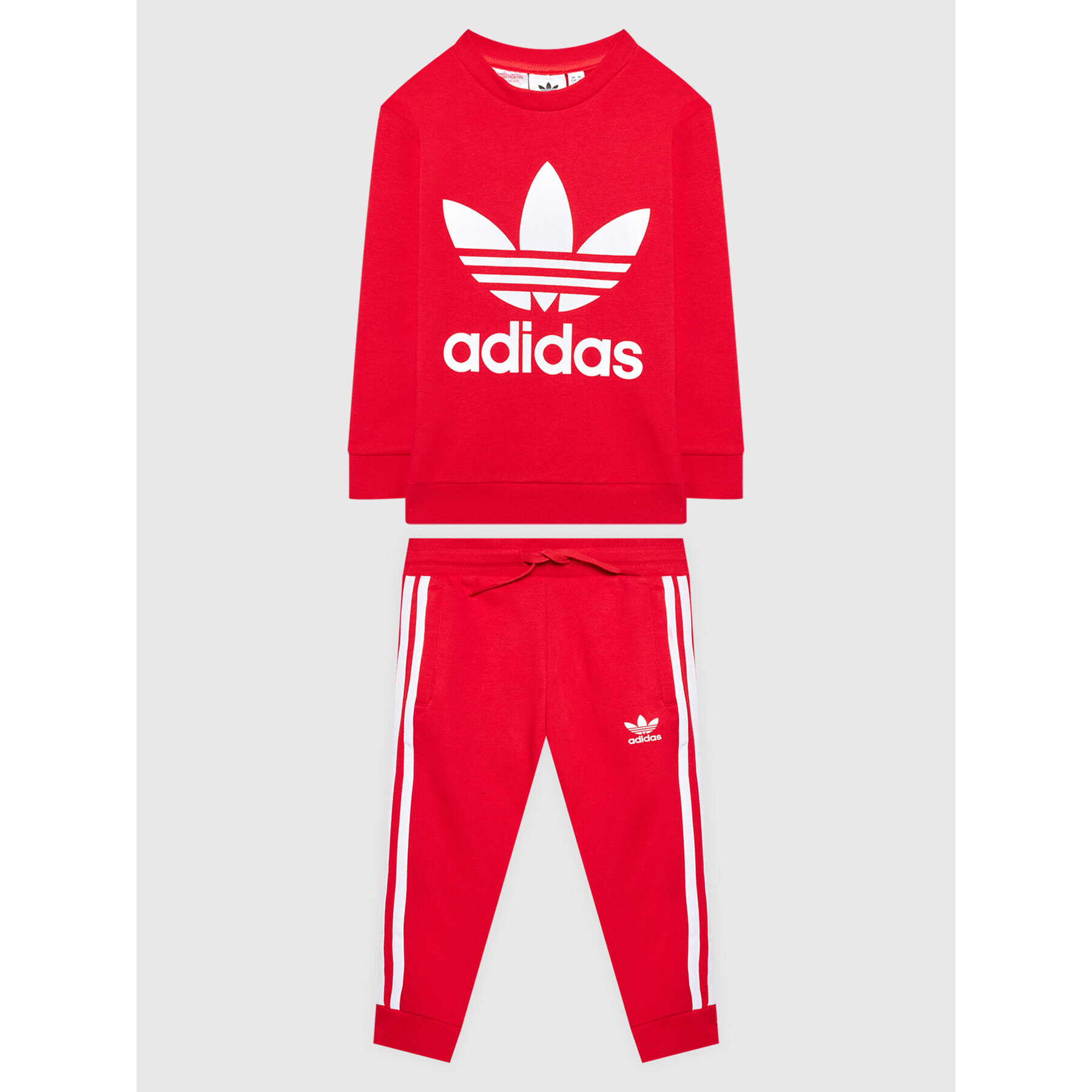 adidas Анцуг adicolor H25251 Червен Standard Fit - Pepit.bg