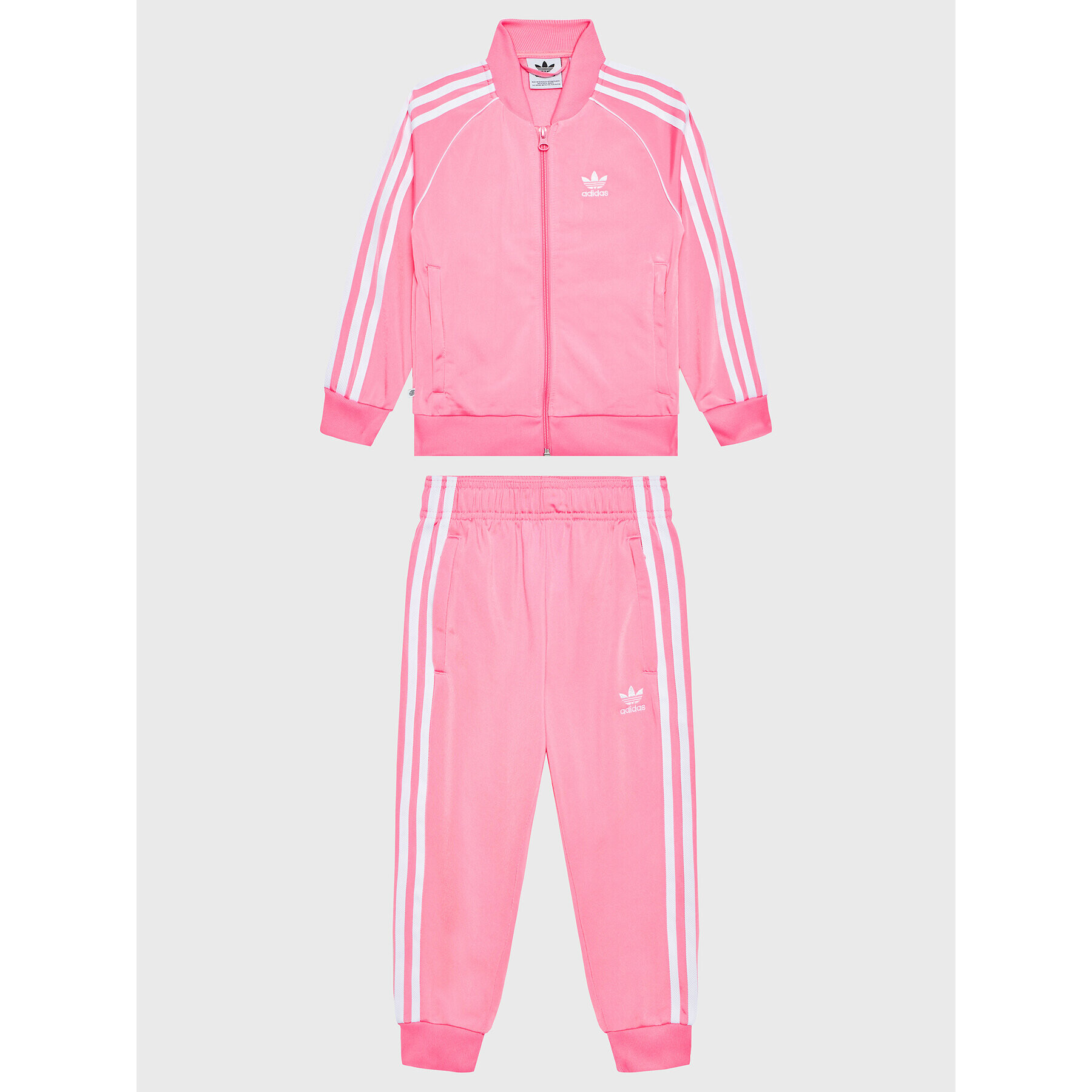 adidas Анцуг adicolor HK2965 Розов Regular Fit - Pepit.bg