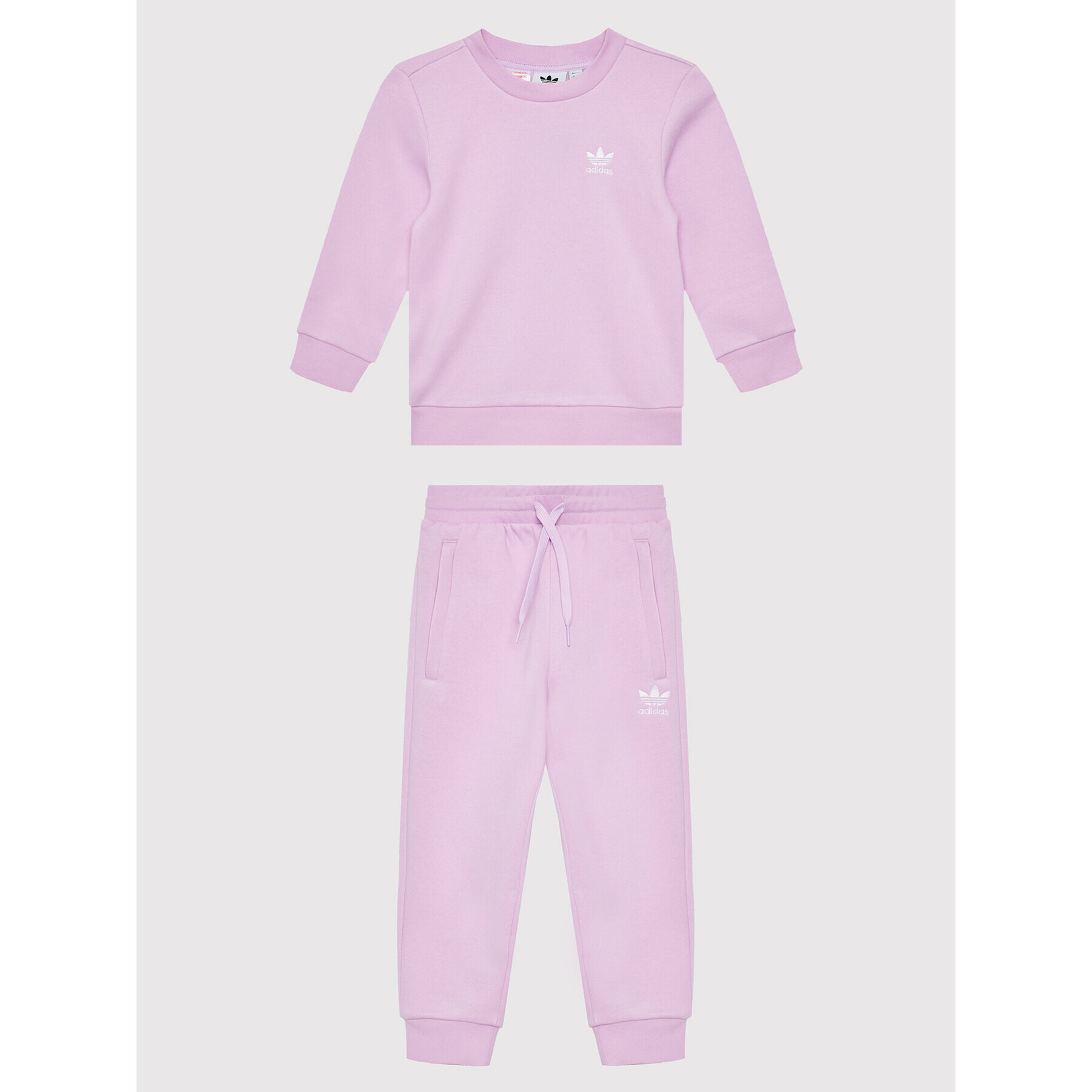 adidas Анцуг adicolor HK7432 Виолетов Regular Fit - Pepit.bg