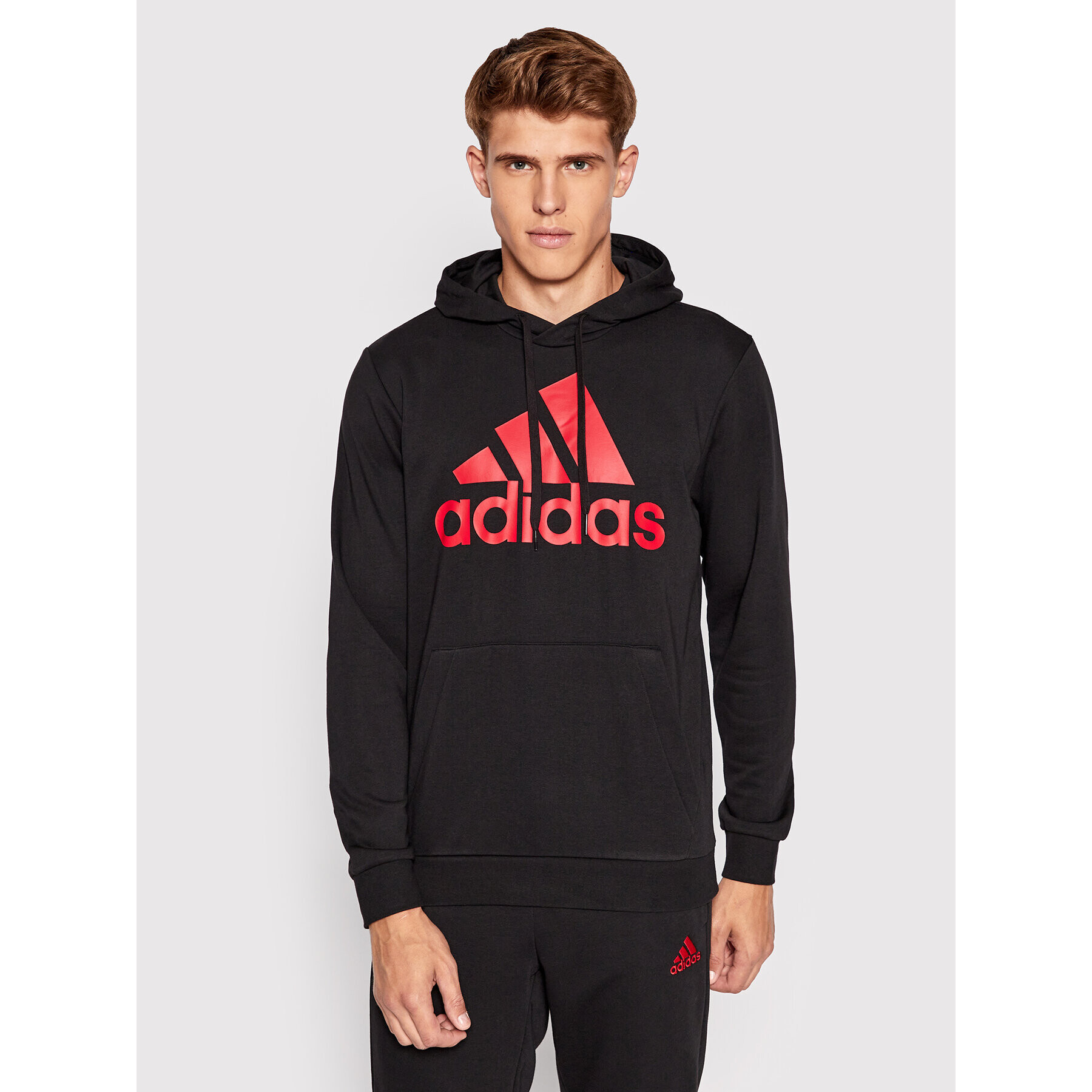adidas Анцуг Aeroready Essentials Kangaroo HL2222 Черен Regular Fit - Pepit.bg