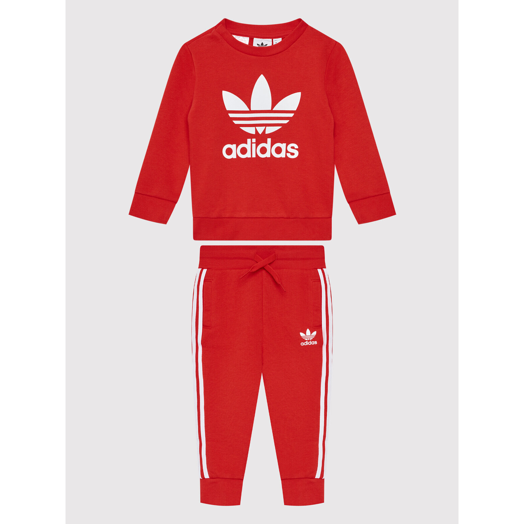 adidas Анцуг Crew HK7497 Червен Regular Fit - Pepit.bg