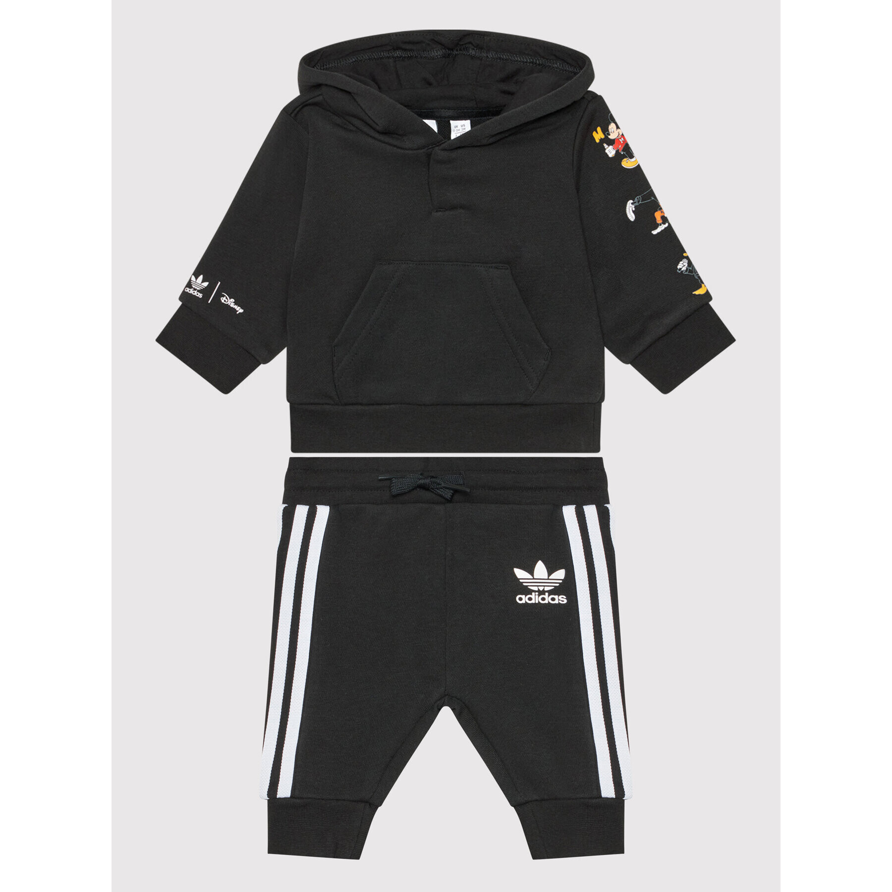 adidas Анцуг Disney Mickey and Friends H20325 Черен Regular Fit - Pepit.bg