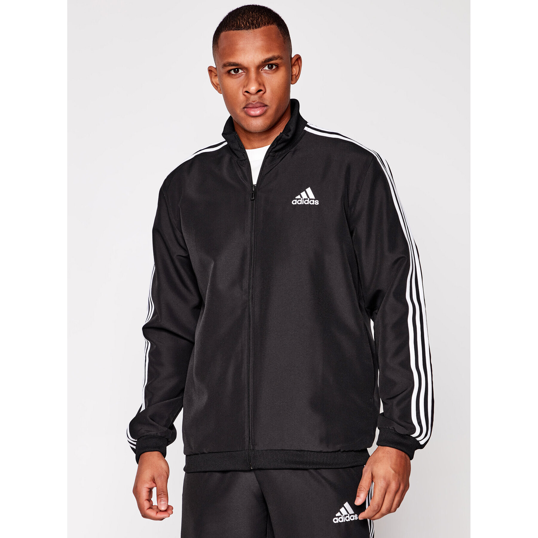 adidas Анцуг Essential GK9950 Черен Regular Fit - Pepit.bg