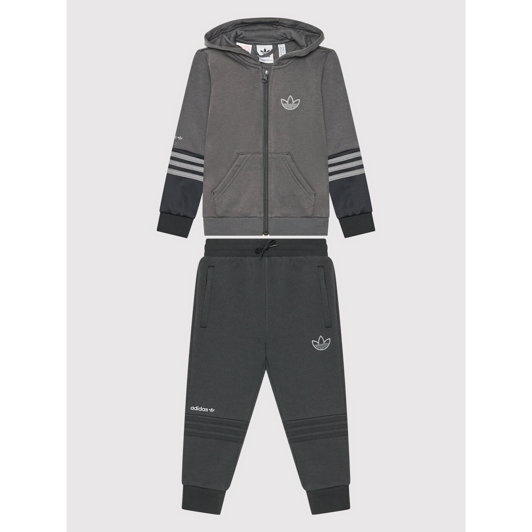 adidas Анцуг Sprt Collection HE2076 Сив Regular Fit - Pepit.bg