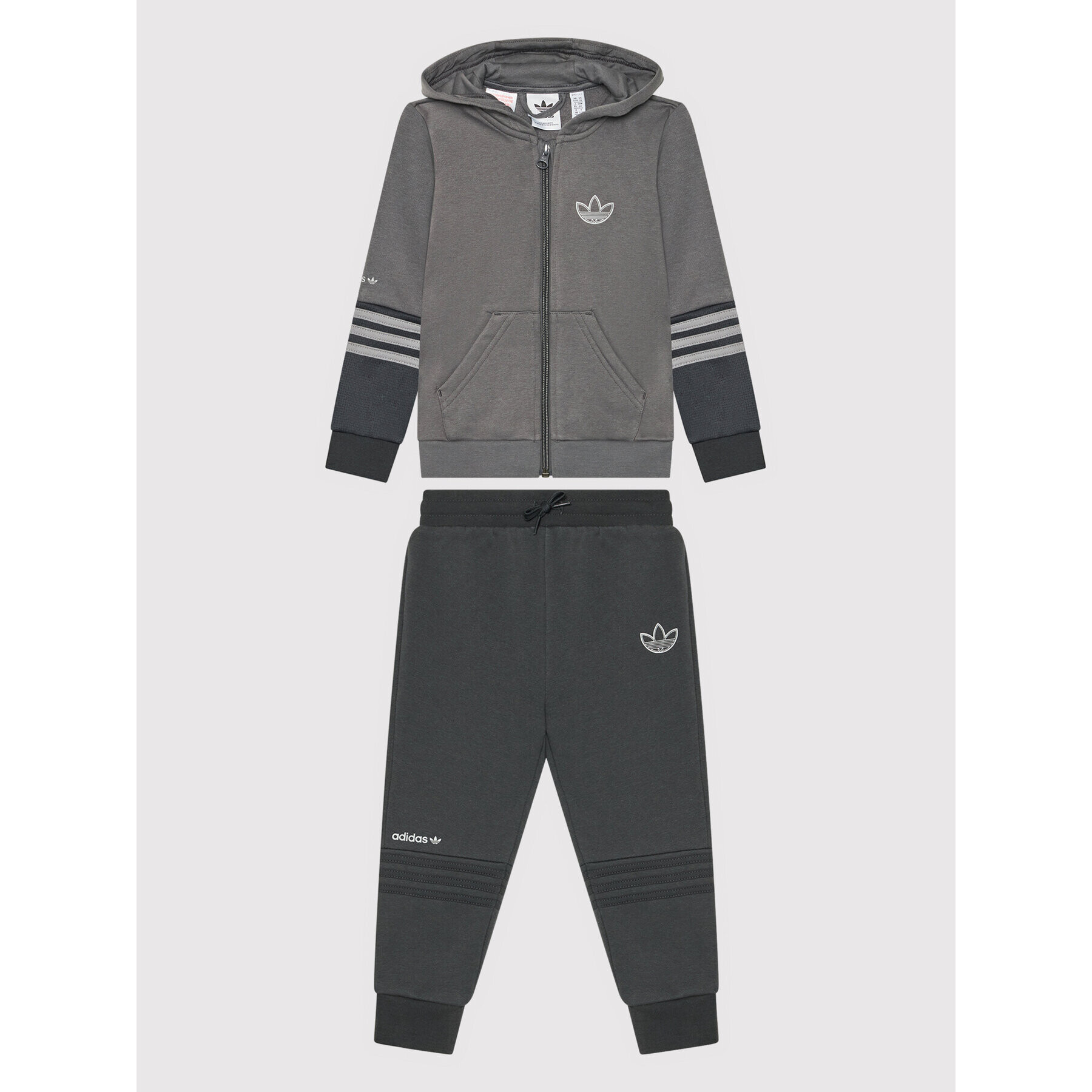 adidas Анцуг Sprt Collection HE4765 Сив Regular Fit - Pepit.bg