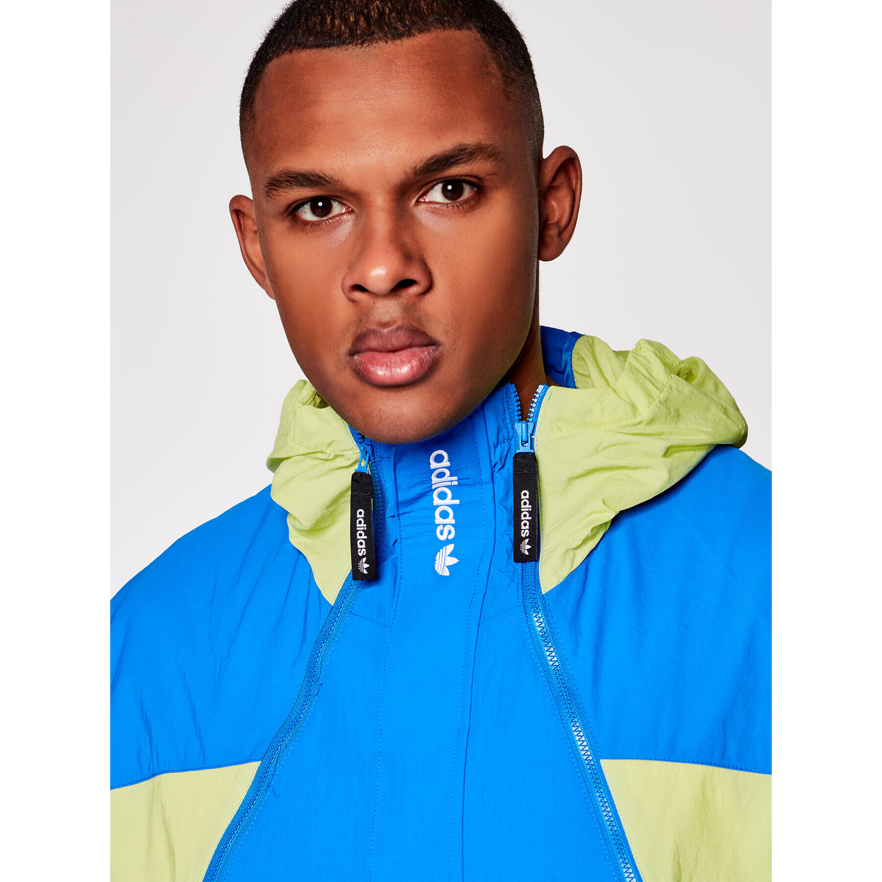 adidas Анорак Adventure Mishmash GN2335 Син Regular Fit - Pepit.bg