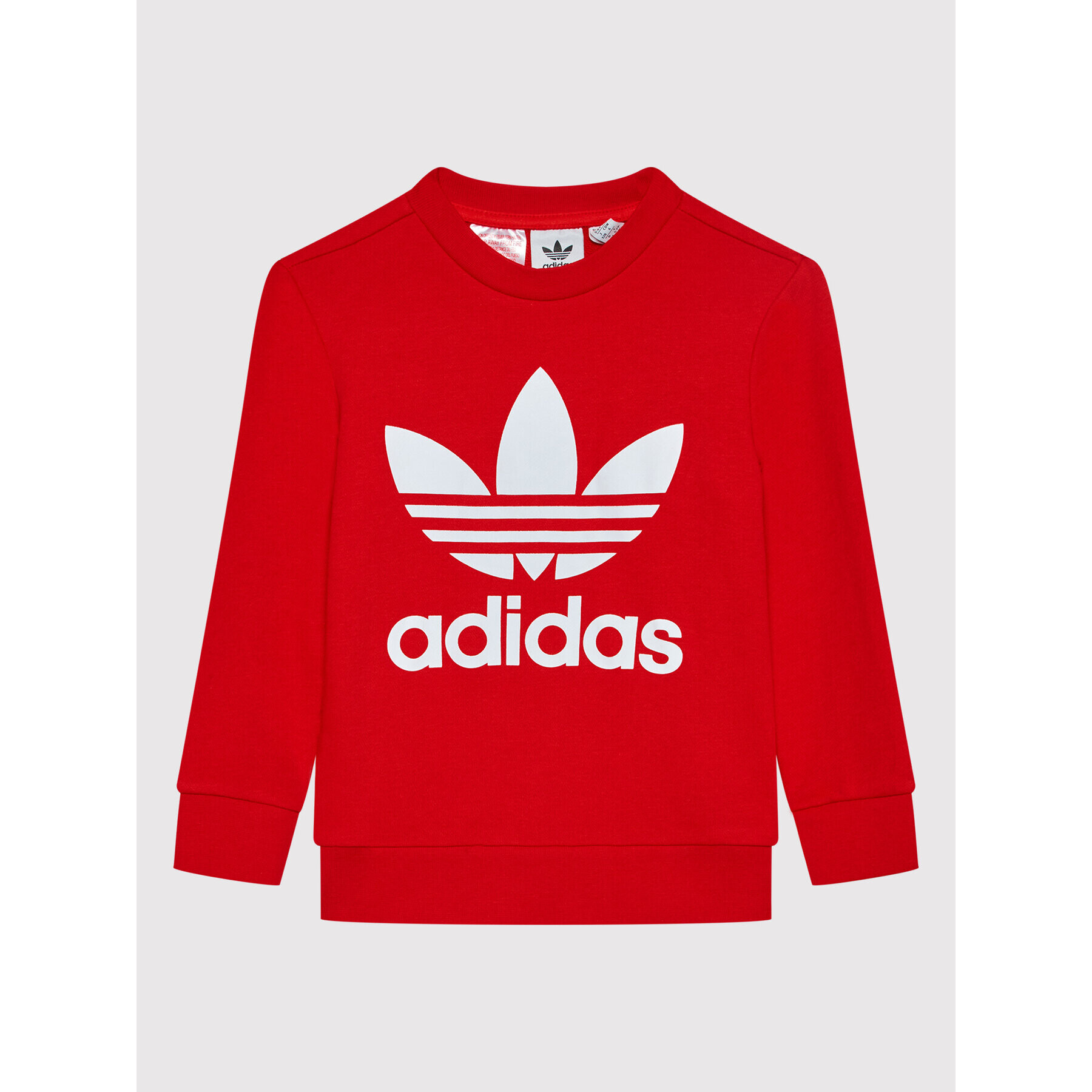 adidas Анцуг adicolor Crew HC1994 Червен Regular Fit - Pepit.bg