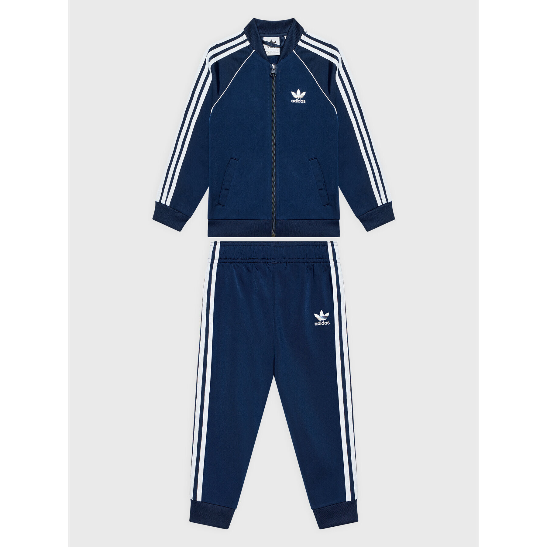 adidas Анцуг adicolor HK7486 Тъмносин Regular Fit - Pepit.bg