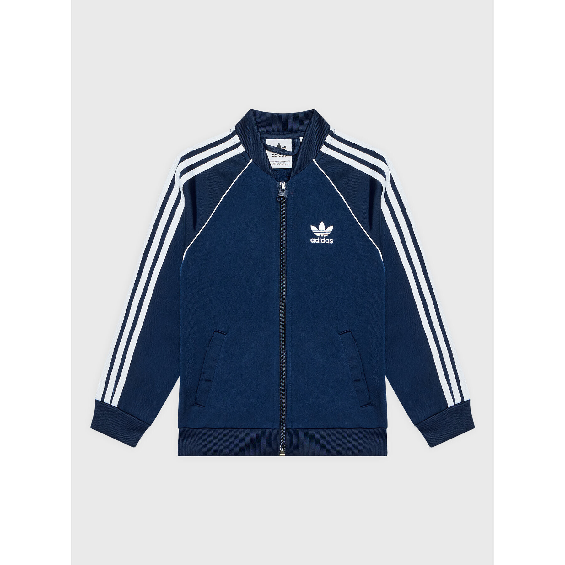 adidas Анцуг adicolor HK7486 Тъмносин Regular Fit - Pepit.bg