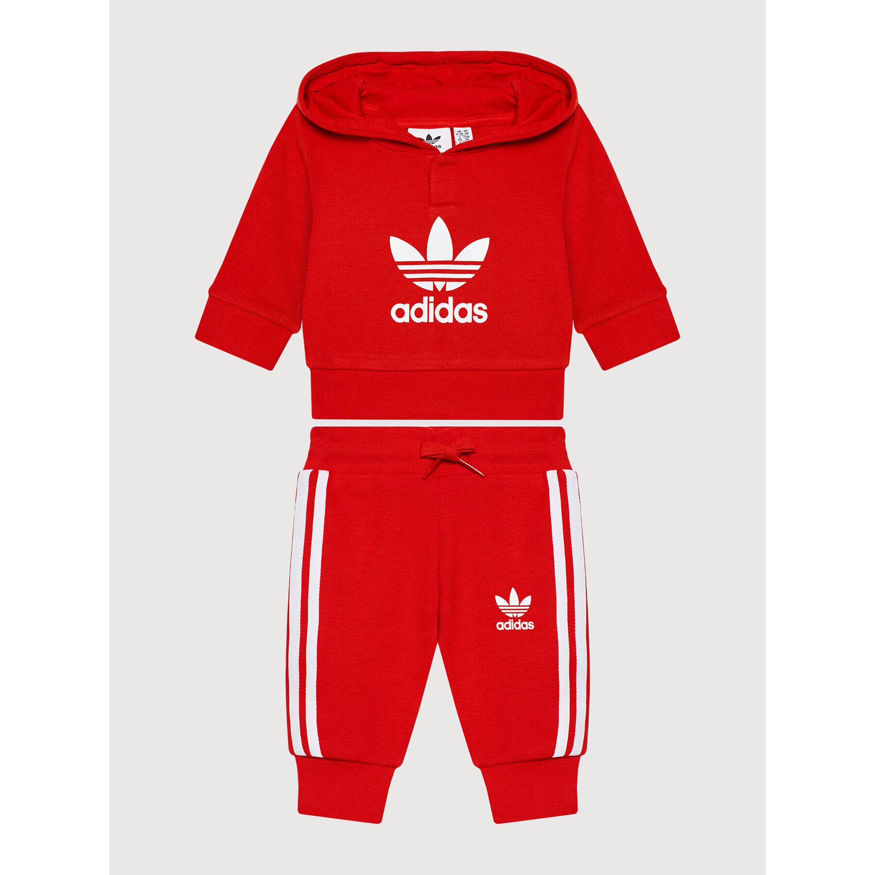 adidas Анцуг adicolor Set H25219 Червен Regular Fit - Pepit.bg