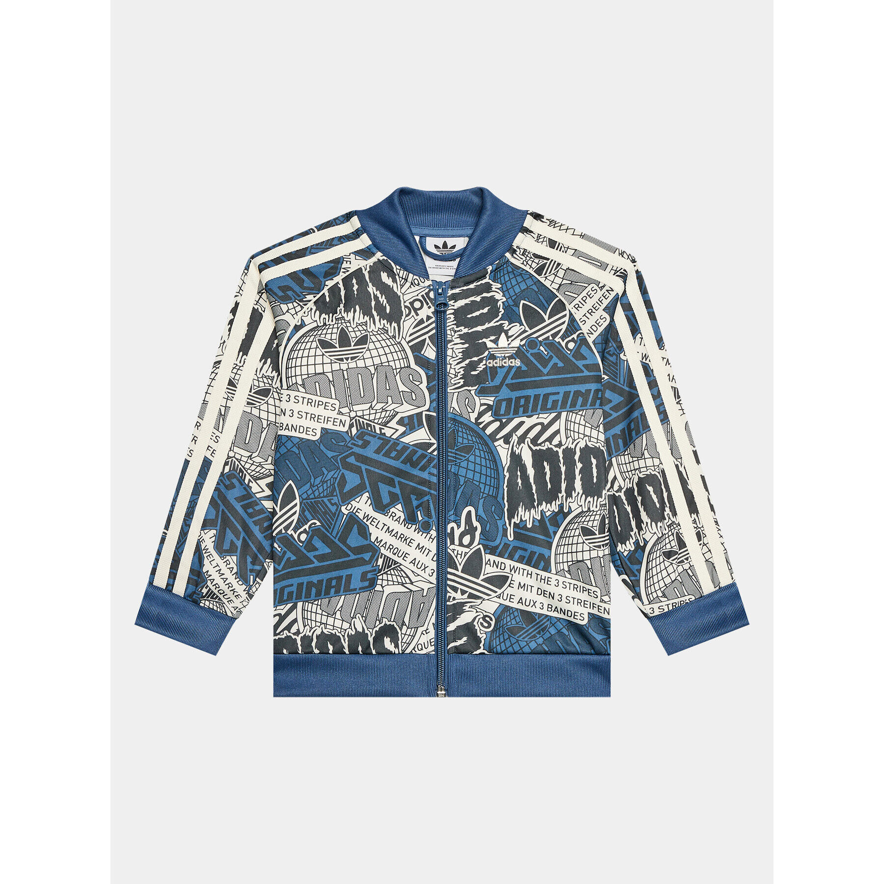 adidas Анцуг Allover Print HK2817 Тъмносин Regular Fit - Pepit.bg