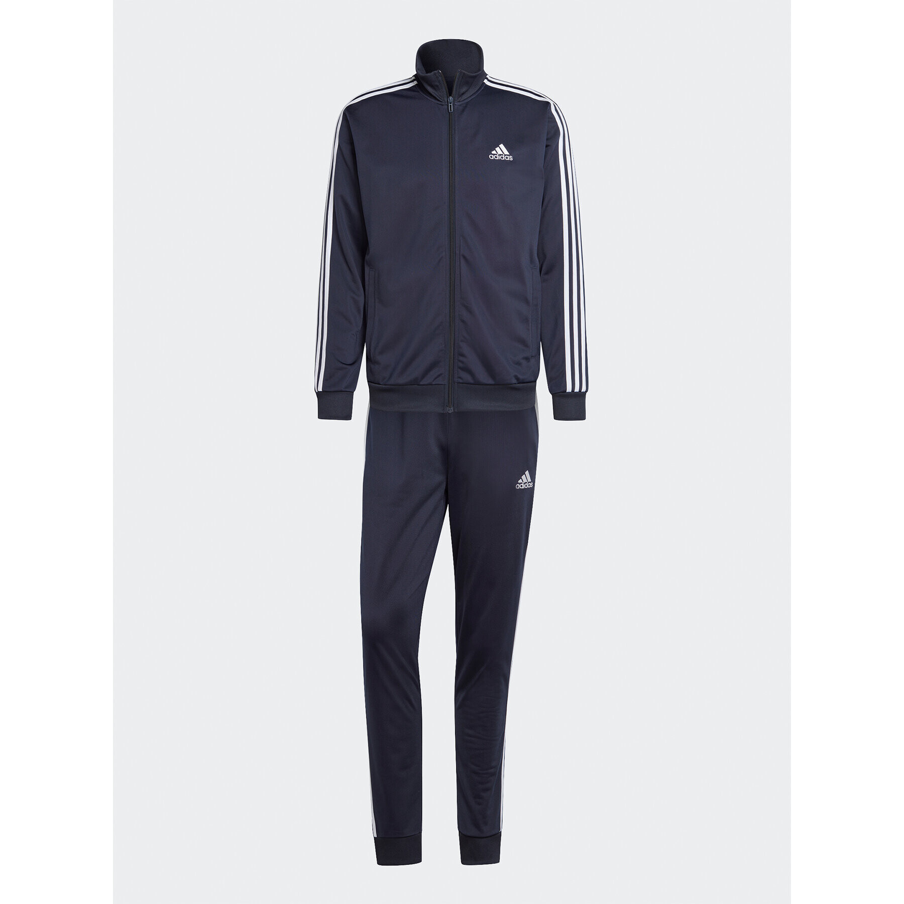 adidas Анцуг Basic 3-Stripes HZ2220 Тъмносин Regular Fit - Pepit.bg