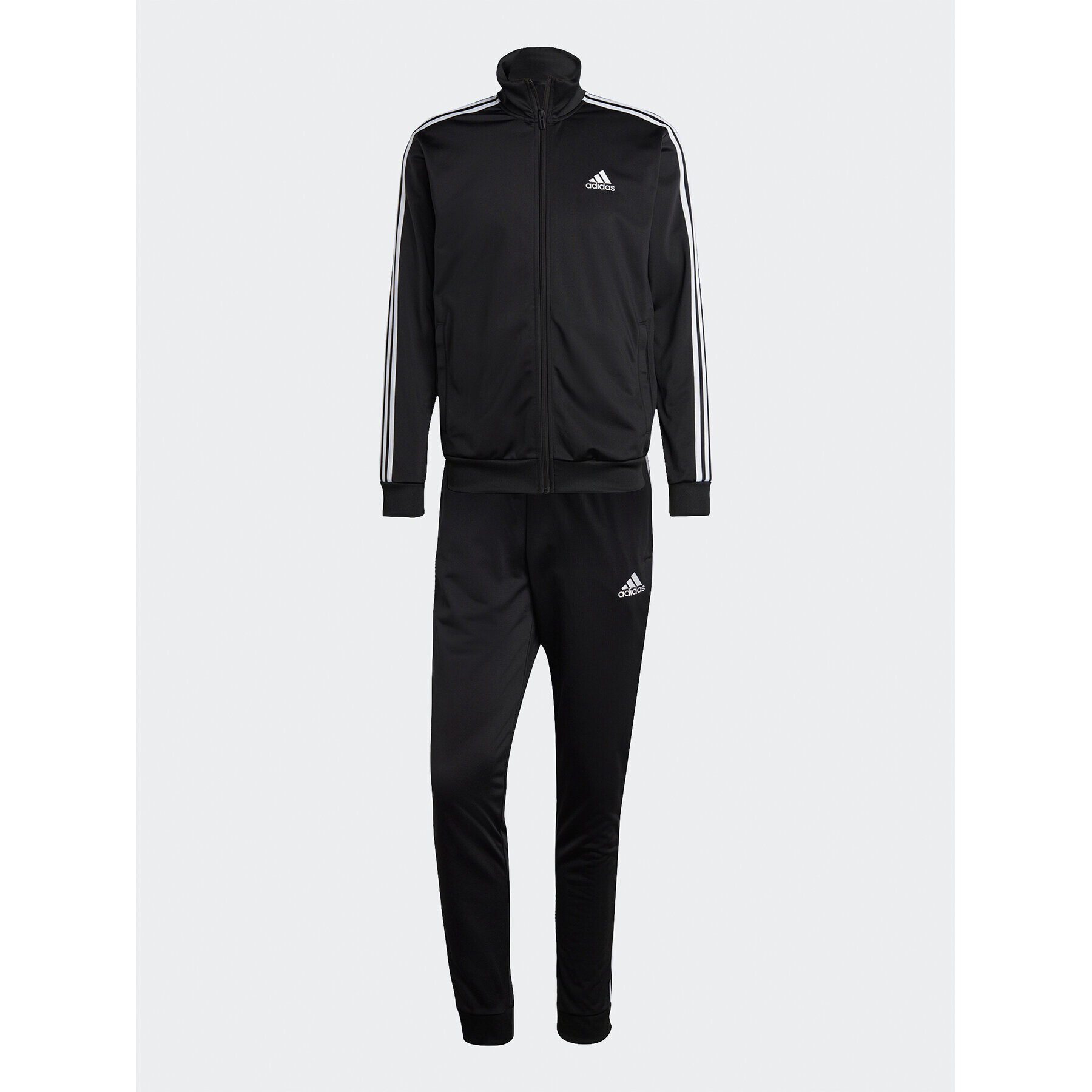 adidas Анцуг Basic 3-Stripes IC6747 Черен Regular Fit - Pepit.bg