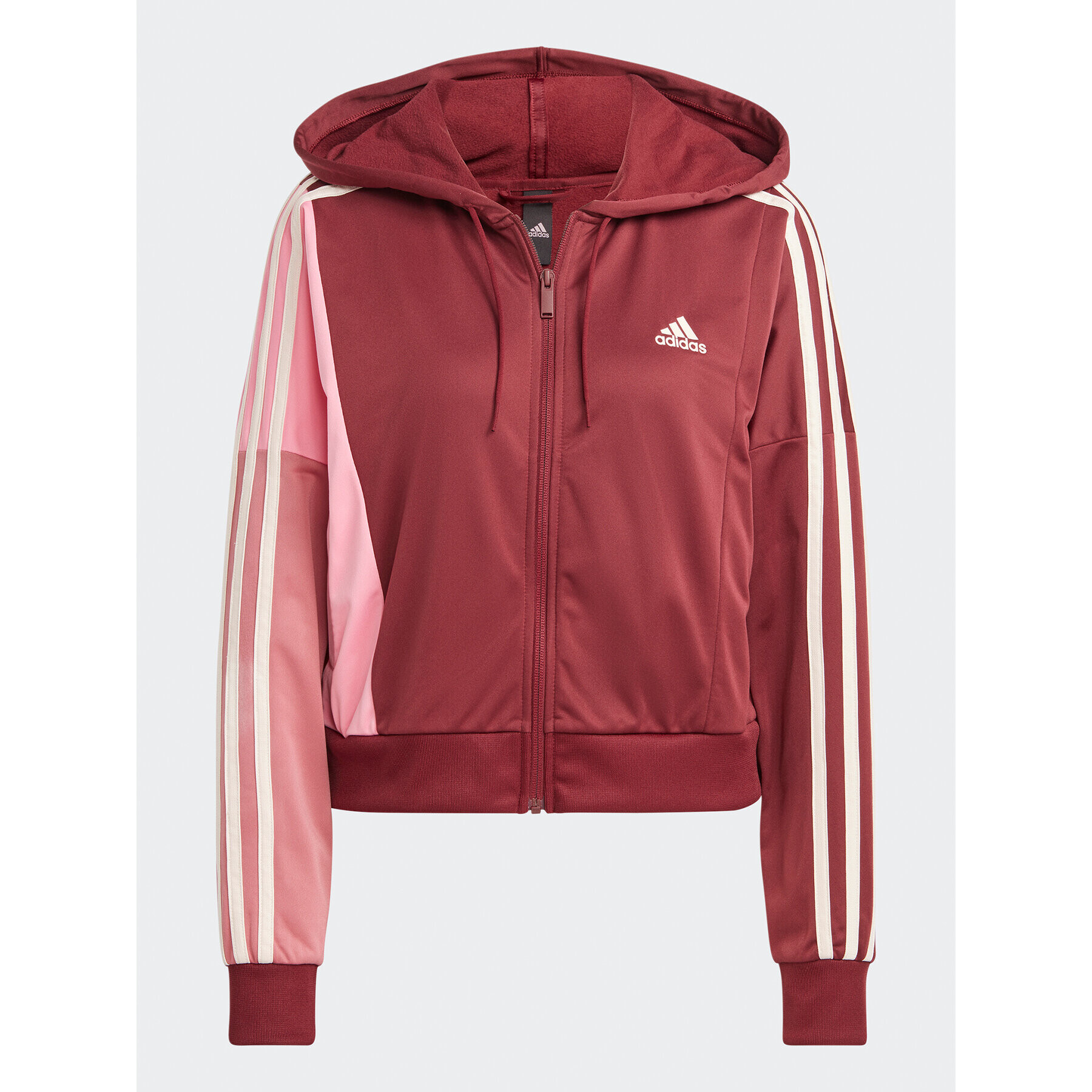 adidas Анцуг Bold Block Tracksuit IC0397 Червен - Pepit.bg