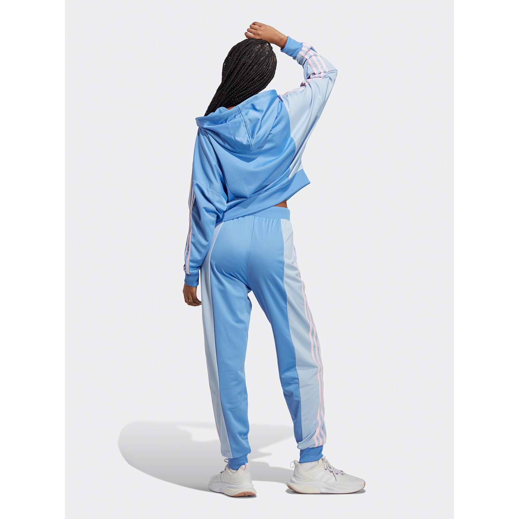 adidas Анцуг Bold Block Tracksuit IC0399 Син - Pepit.bg