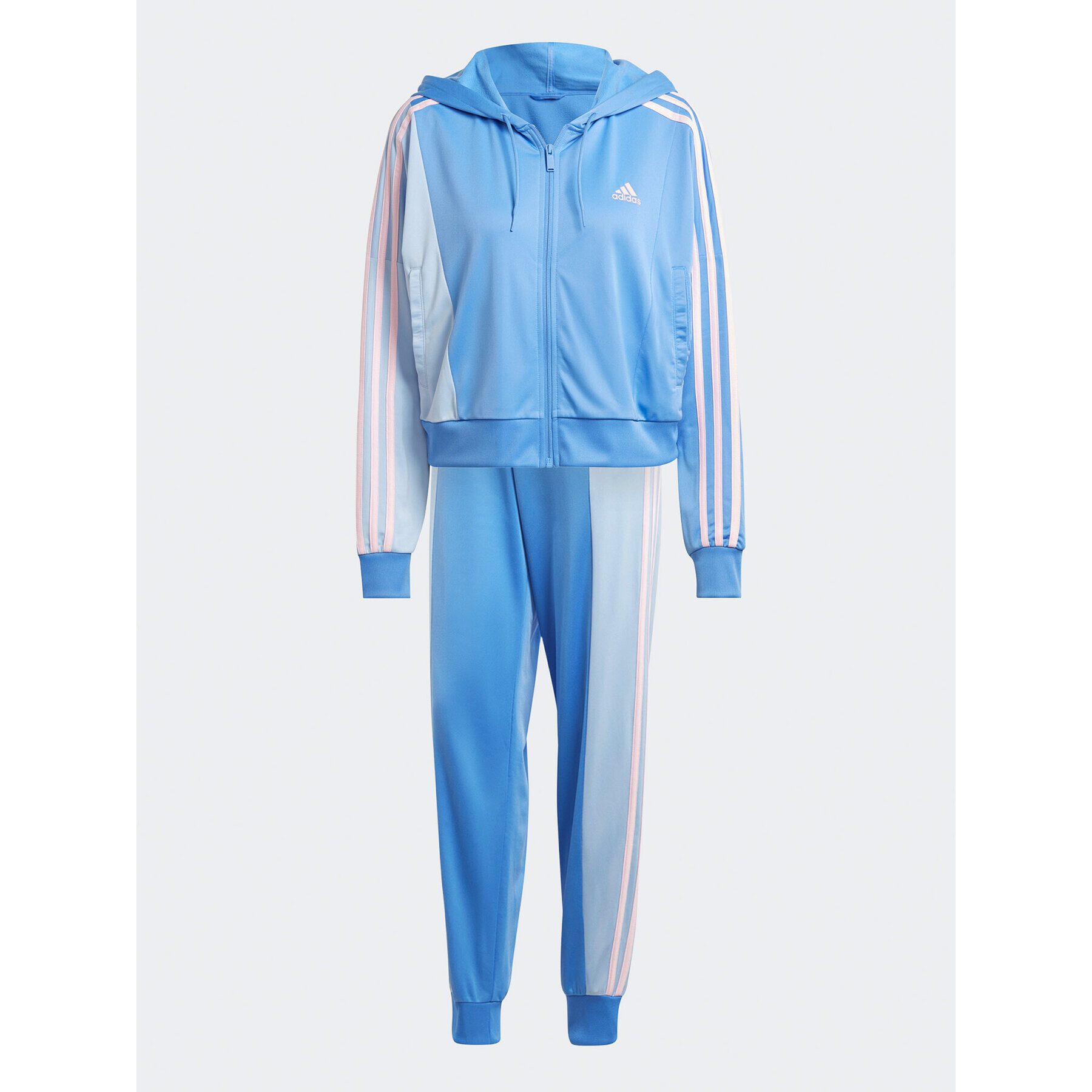 adidas Анцуг Bold Block Tracksuit IC0399 Син - Pepit.bg