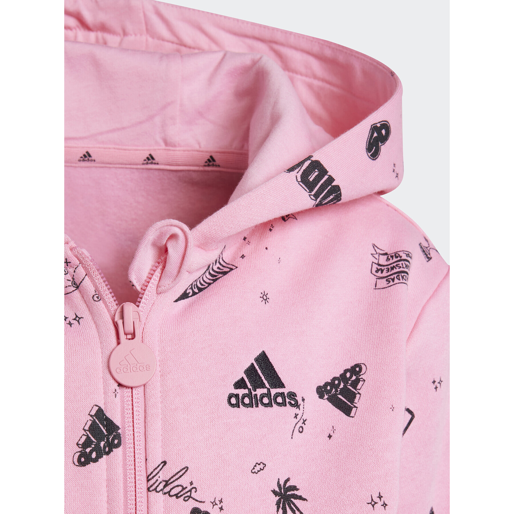 adidas Анцуг Brand Love Kids IA1572 Розов Regular Fit - Pepit.bg