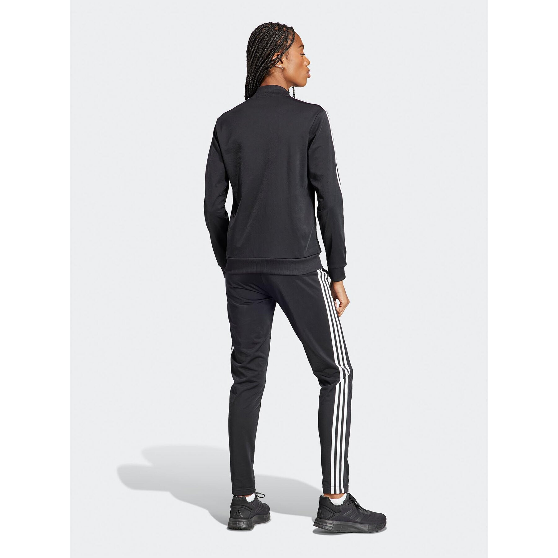 adidas Анцуг Essentials 3-Stripes IJ8781 Черен Slim Fit - Pepit.bg