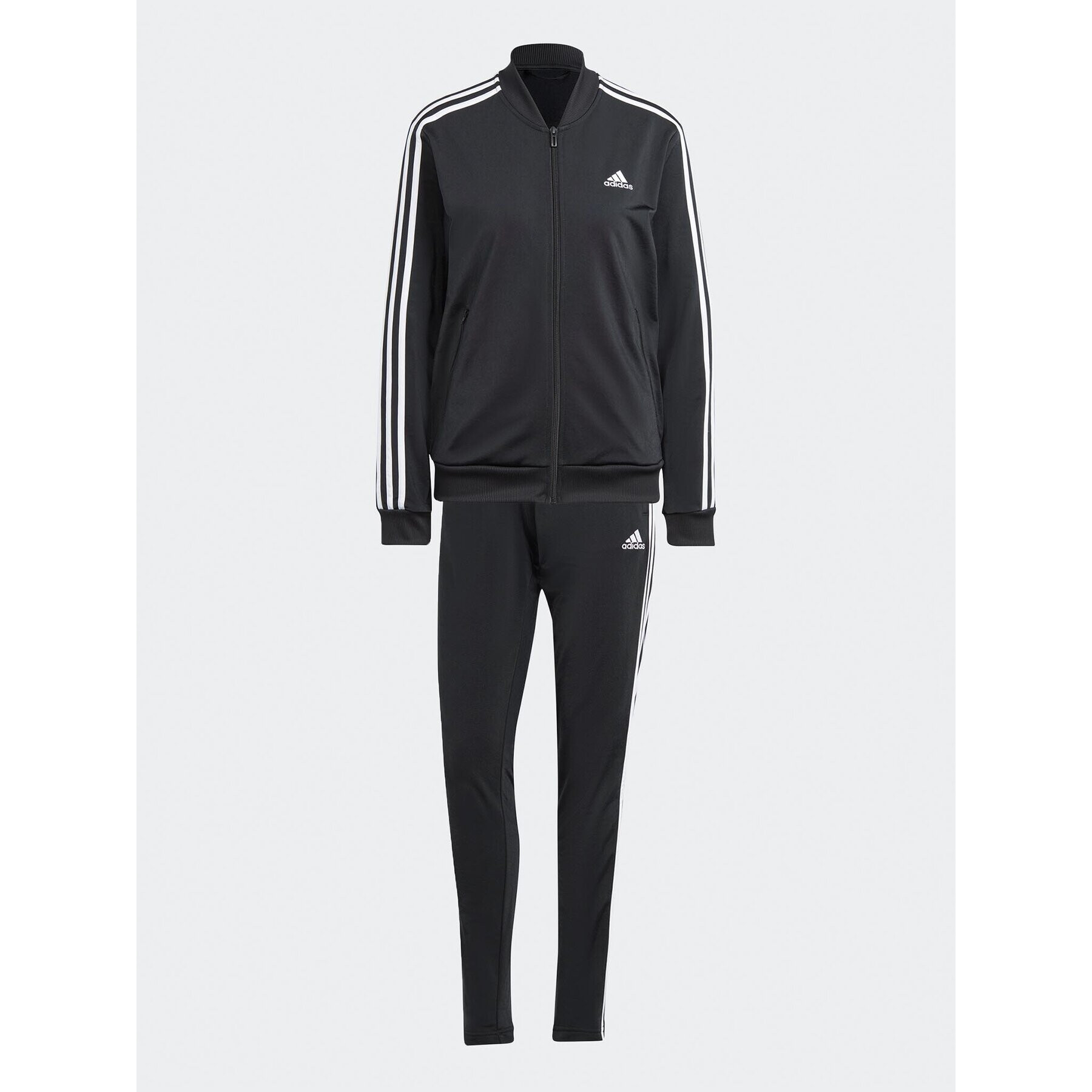 adidas Анцуг Essentials 3-Stripes IJ8781 Черен Slim Fit - Pepit.bg