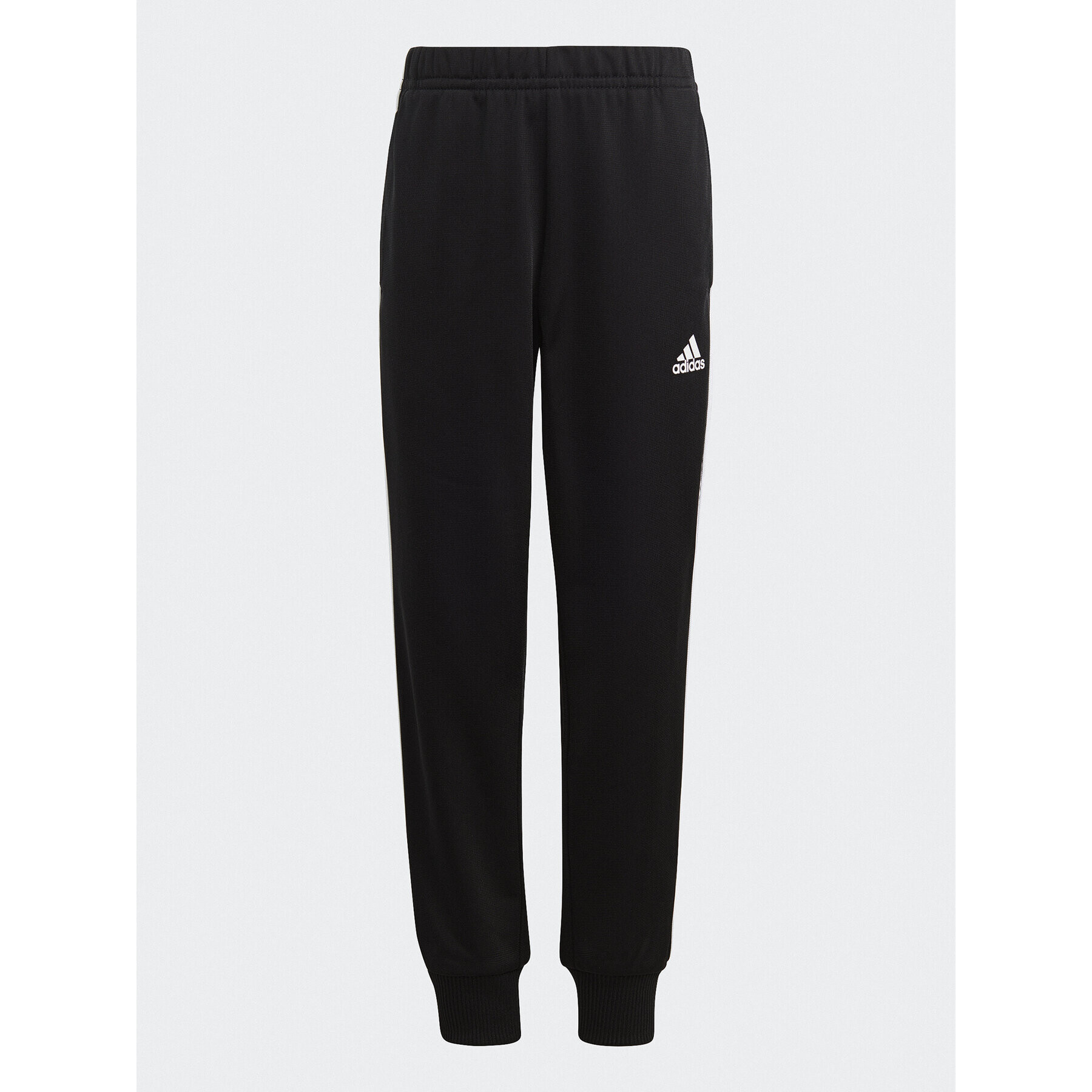 adidas Анцуг Essentials 3-Stripes Shiny Tracksuit HR5906 Черен Slim Fit - Pepit.bg