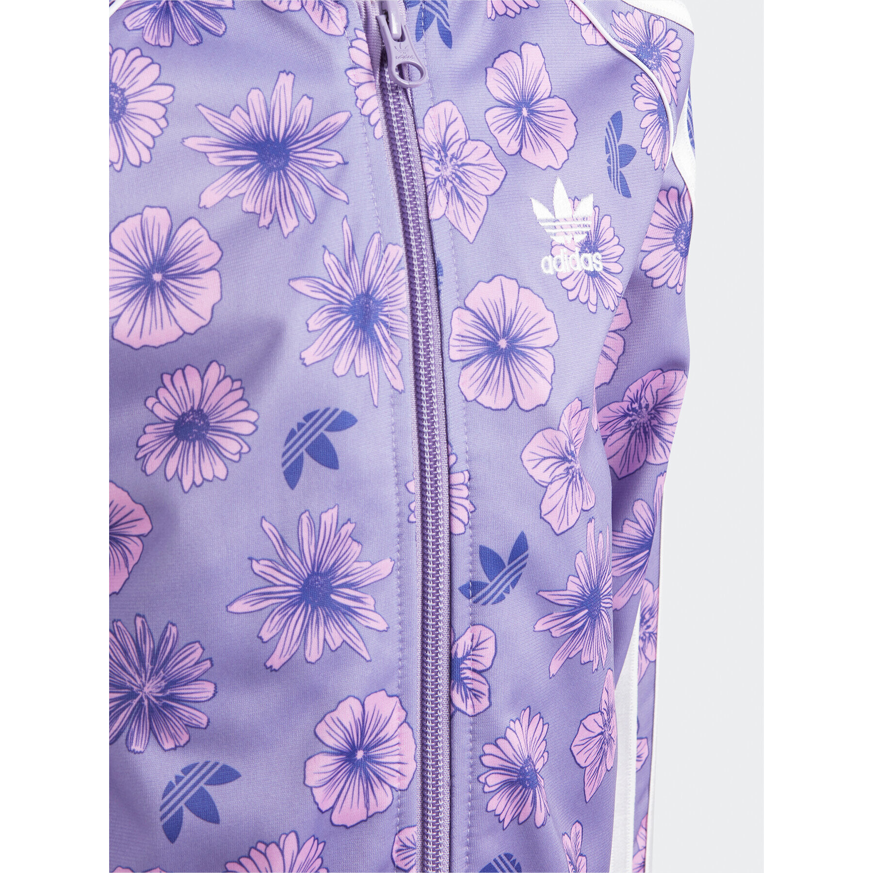 adidas Анцуг Floral Tracksuit IC8794 Виолетов Regular Fit - Pepit.bg