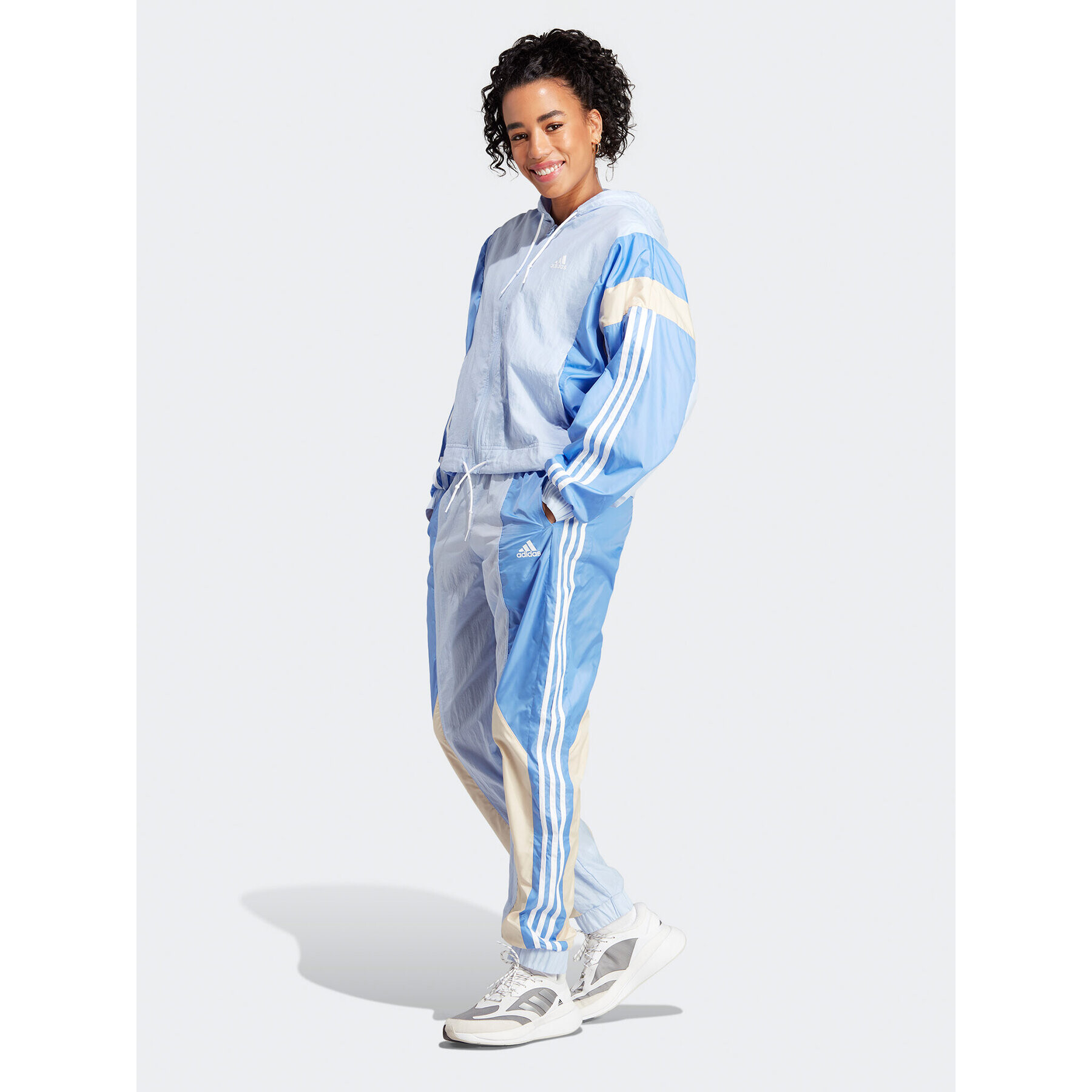 adidas Анцуг Gametime Tracksuit IC0417 Син Regular Fit - Pepit.bg